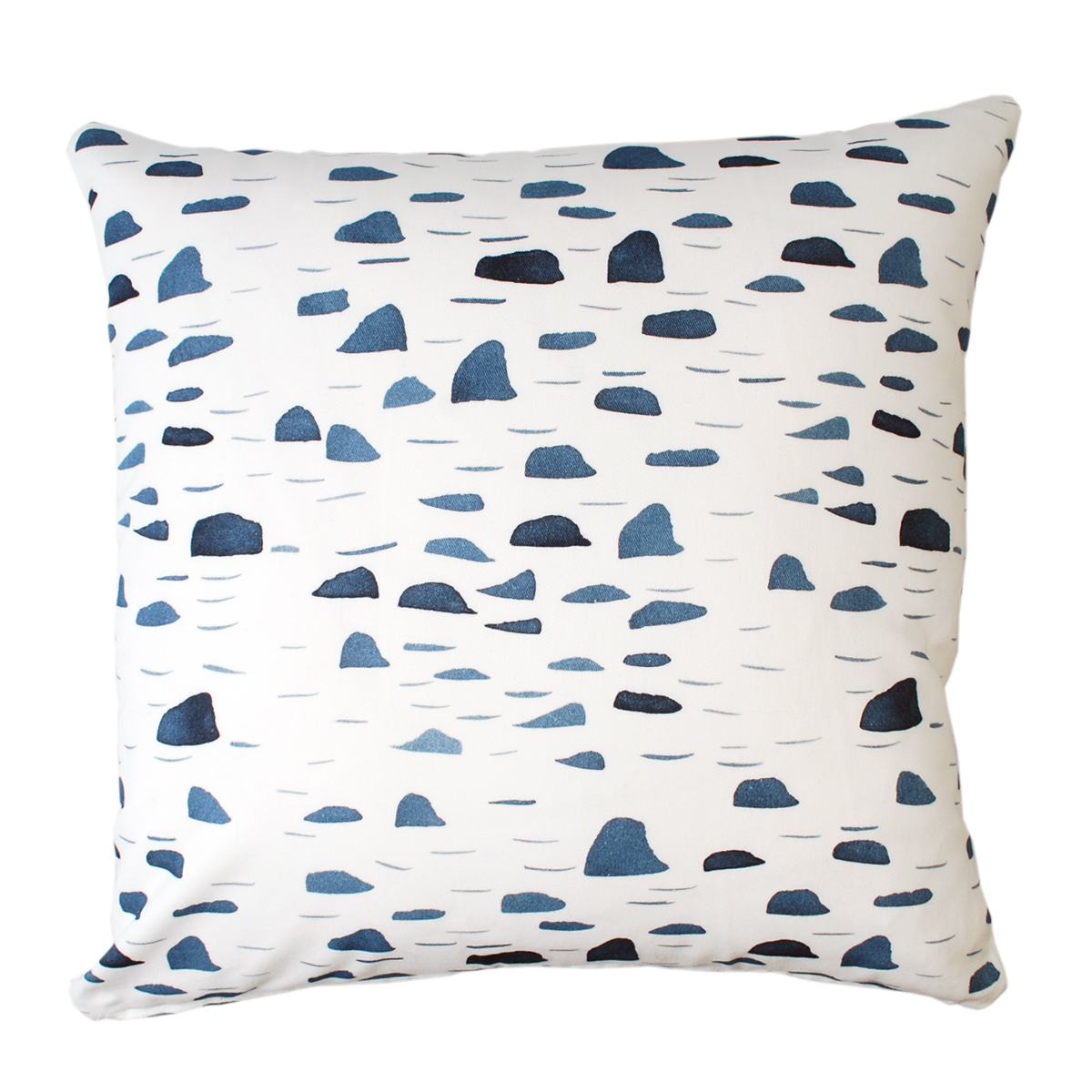 Blue Hand Designed Textiles, Fabric To the Trade and custom, modern pillows by Grey Goods Studio