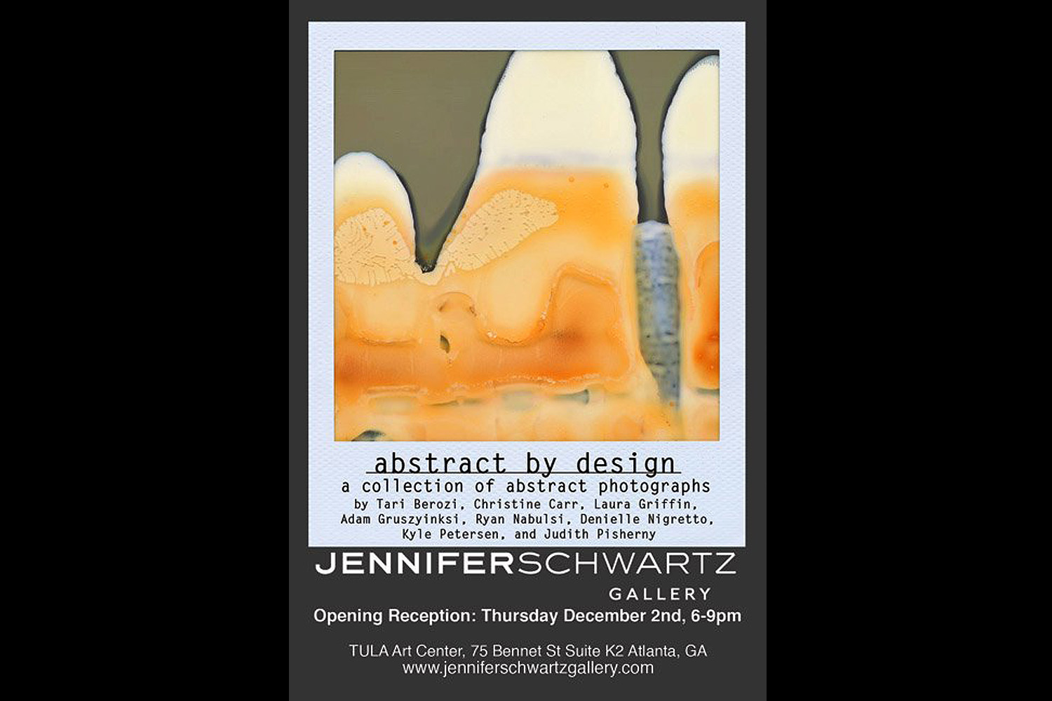           Abstract by Design. Jennifer Schwartz Gallery, Atlanta, GA, 2010 