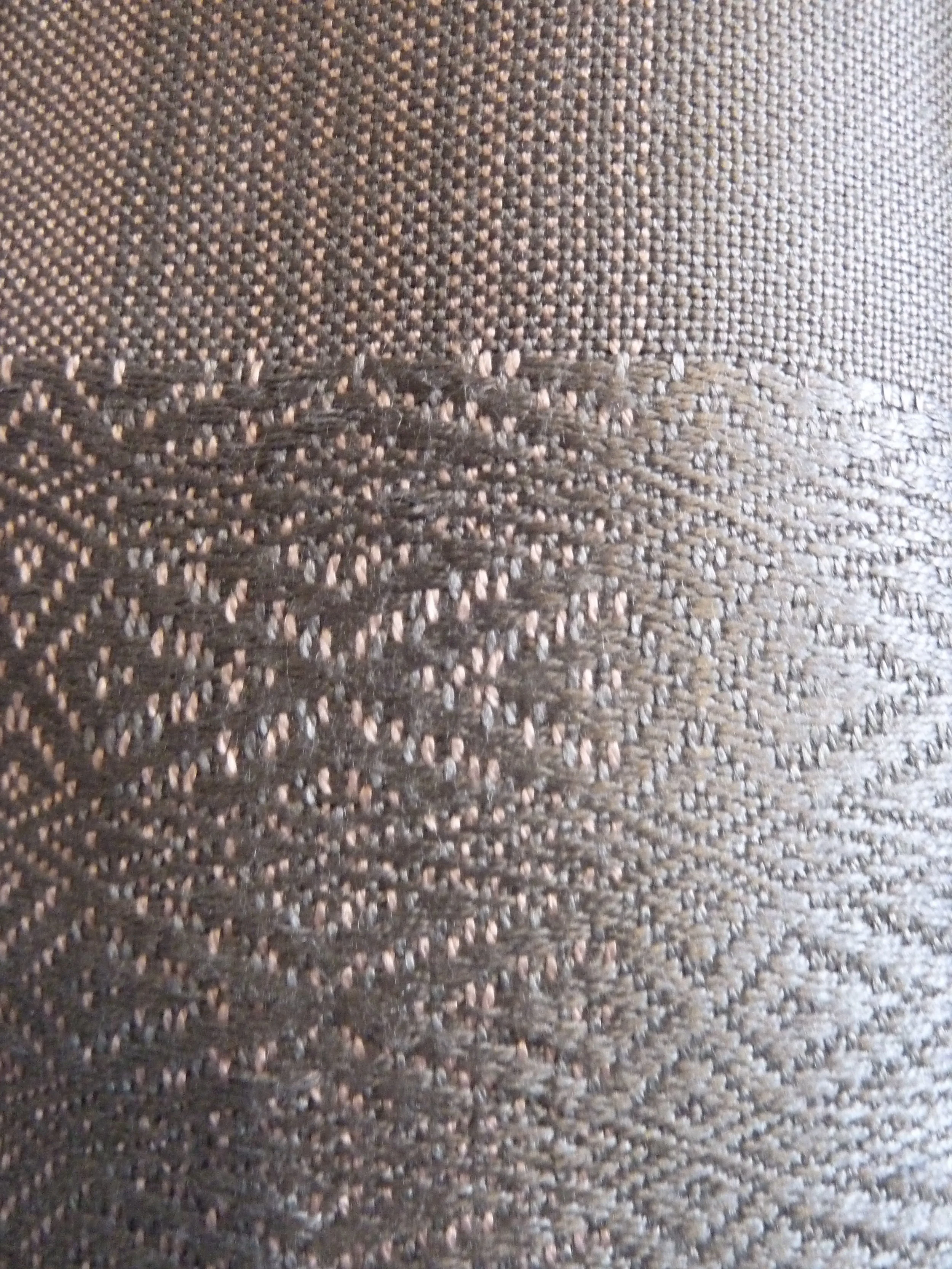  Material: 100% Silk  Size: 20" Wide x 68" Long  Colors: light grey and Pink Dust 