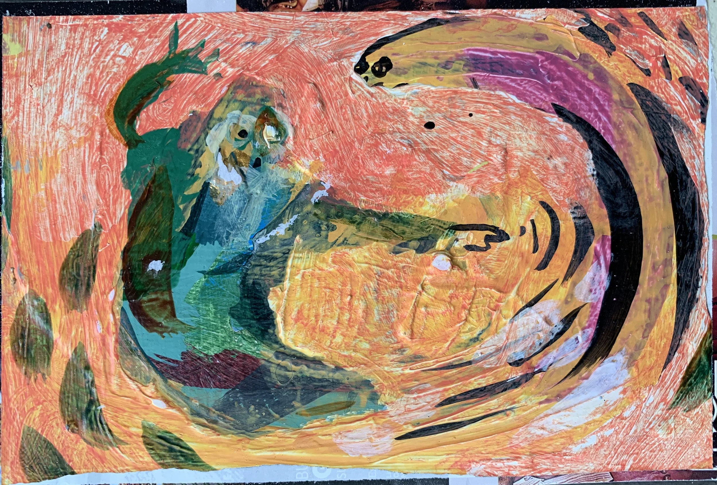 Epic Celestial Battle Over Donuts