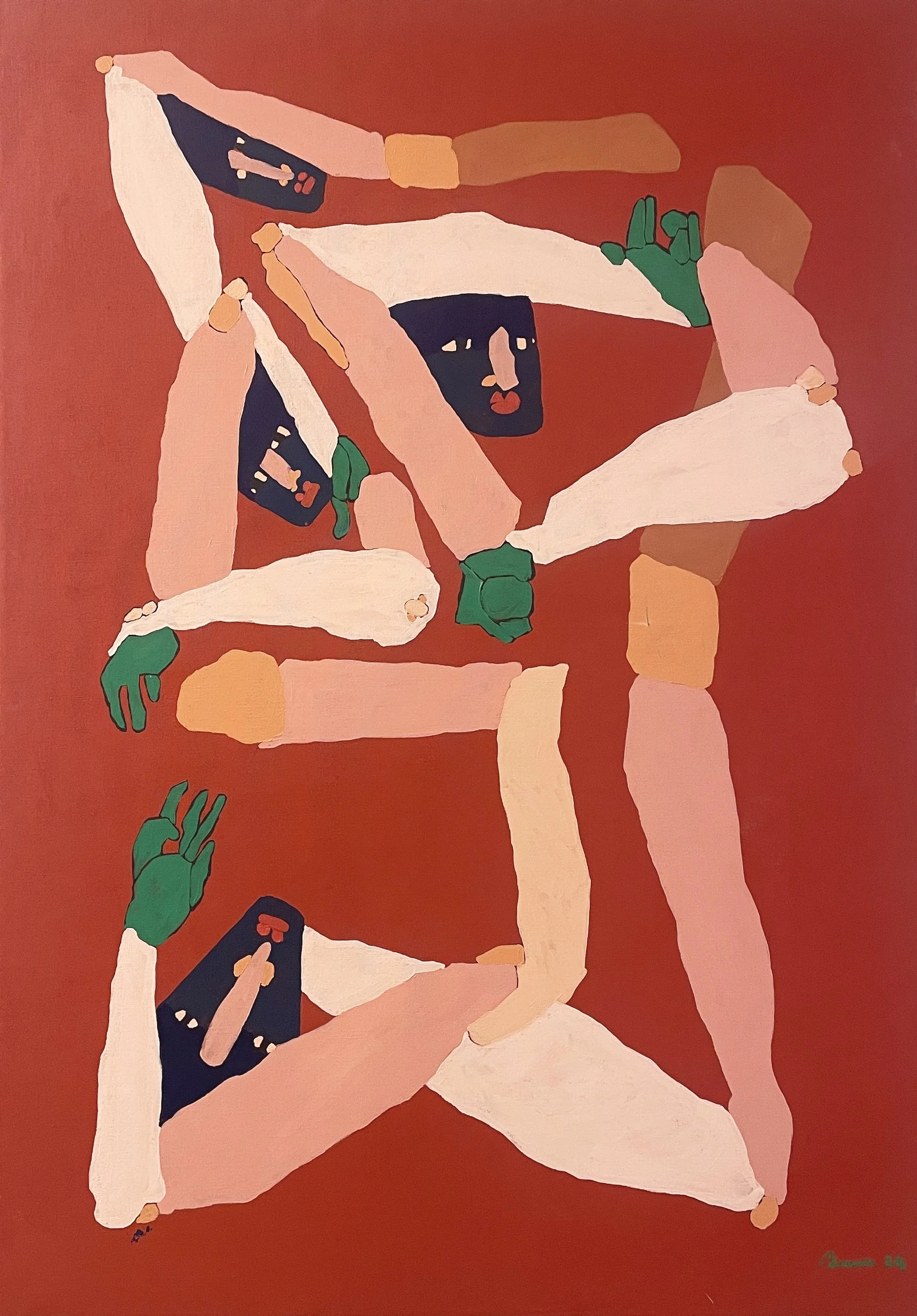 Contemporary figurative painting by Lisbon artist Branca Cuvier