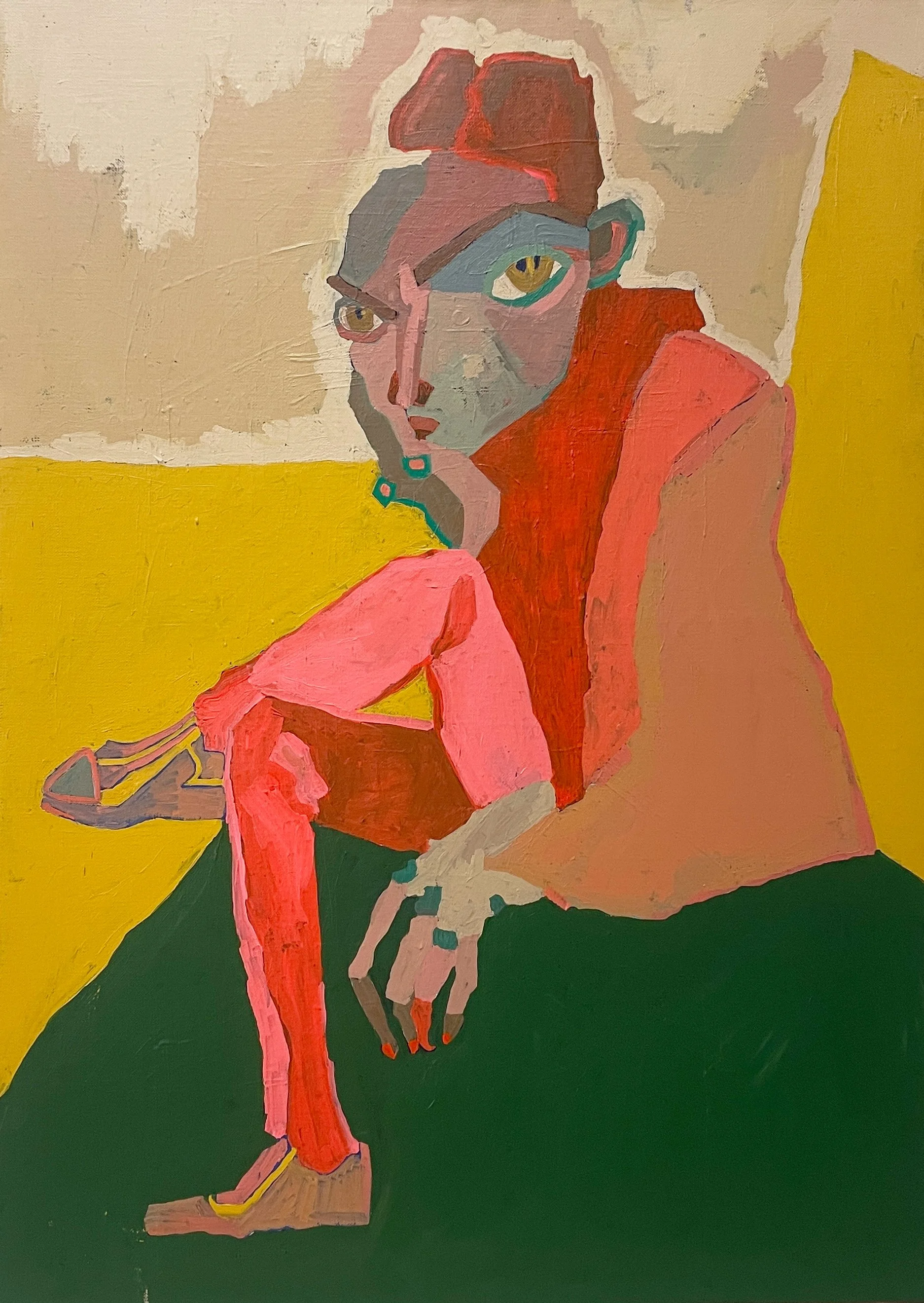 Contemporary figurative painting by Lisbon artist Branca Cuvier