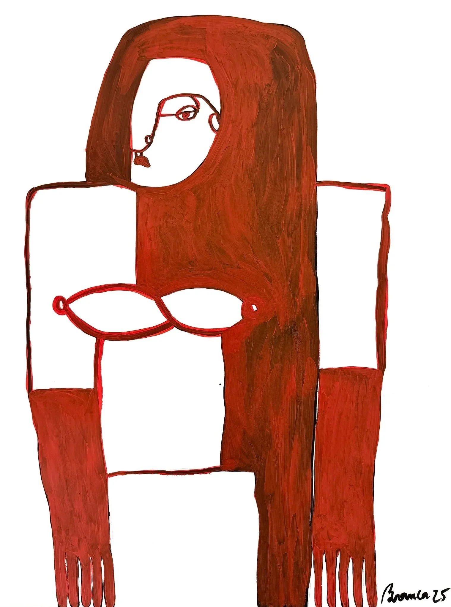 Inamorata I . 2025 . acrylic on paper . 46 x 61 cm.jpg