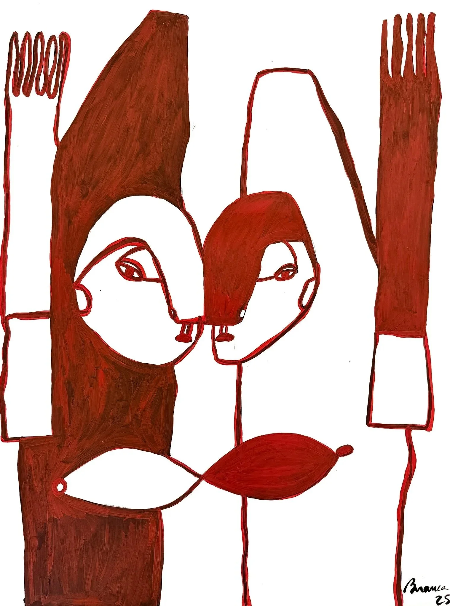Inamorata VI . 2025 . acrylic on paper . 46 x 61 cm.jpg