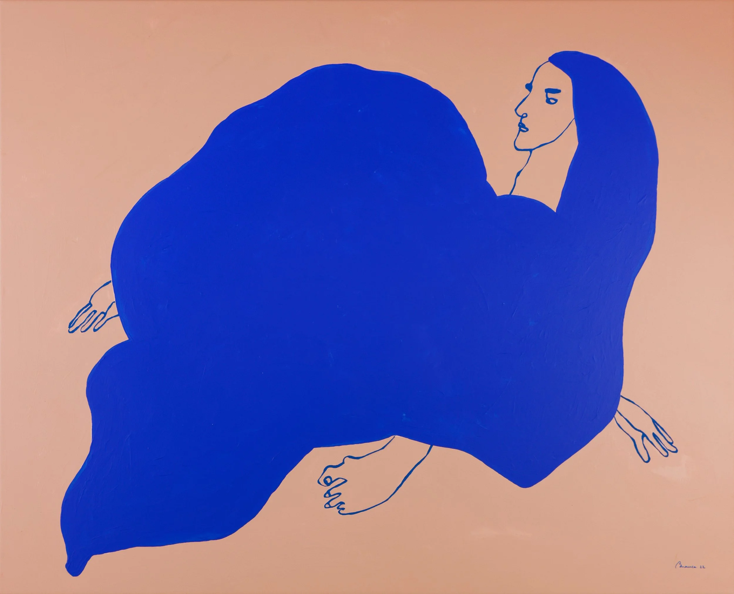 Contemporary figurative painting by Lisbon artist Branca Cuvier