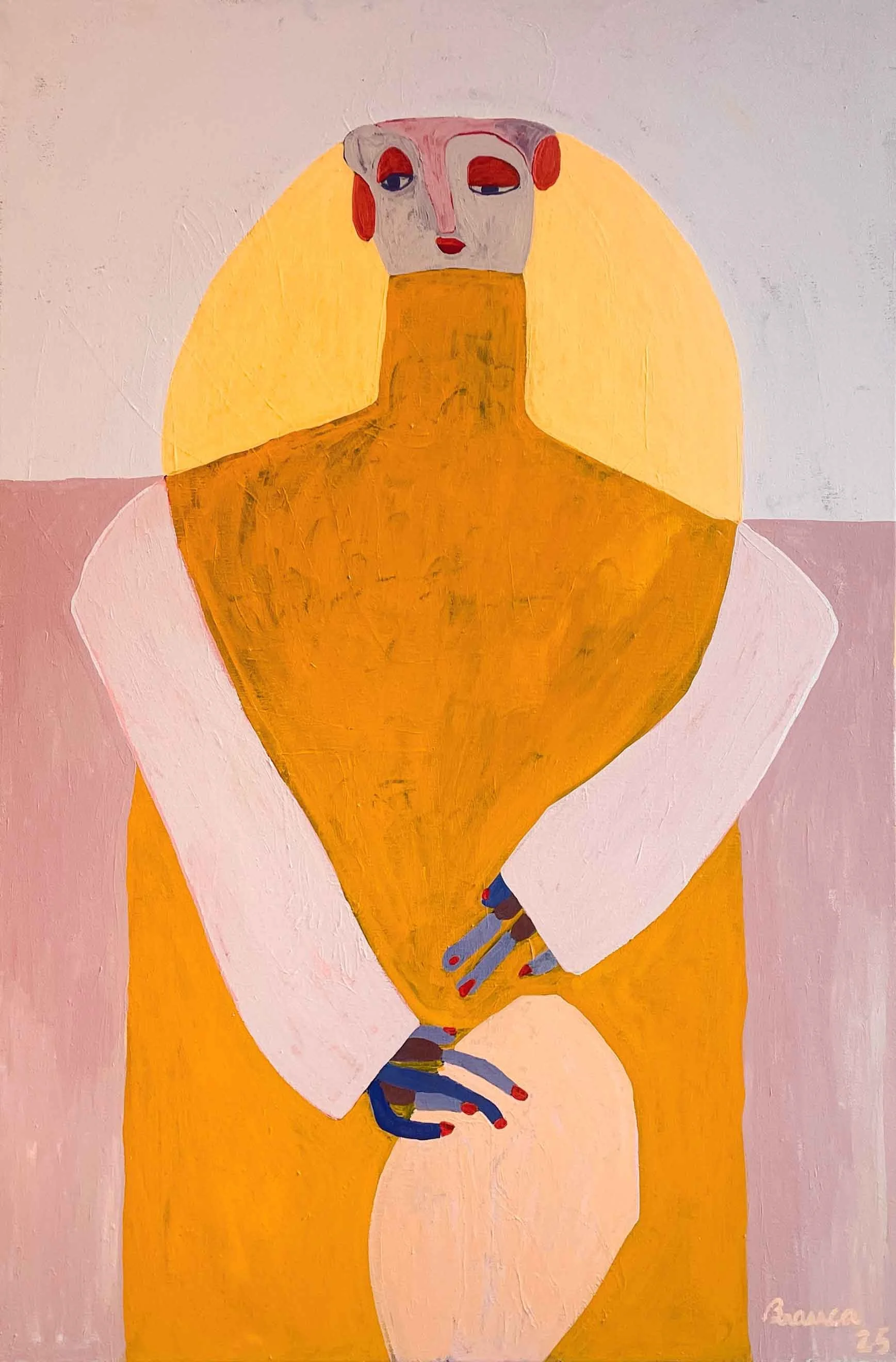 Contemporary figurative painting by Lisbon artist Branca Cuvier