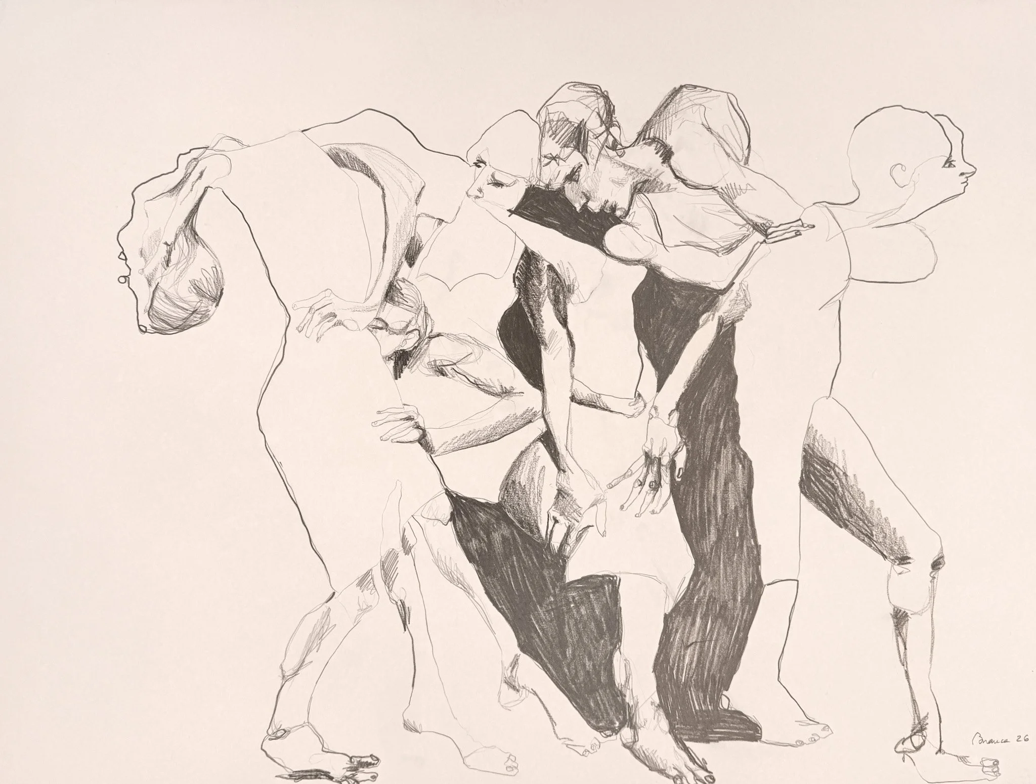 Rehearsal of Collapse II . 2026 . charcoal and watercolor on paper . 93 x 70 cm.jpg