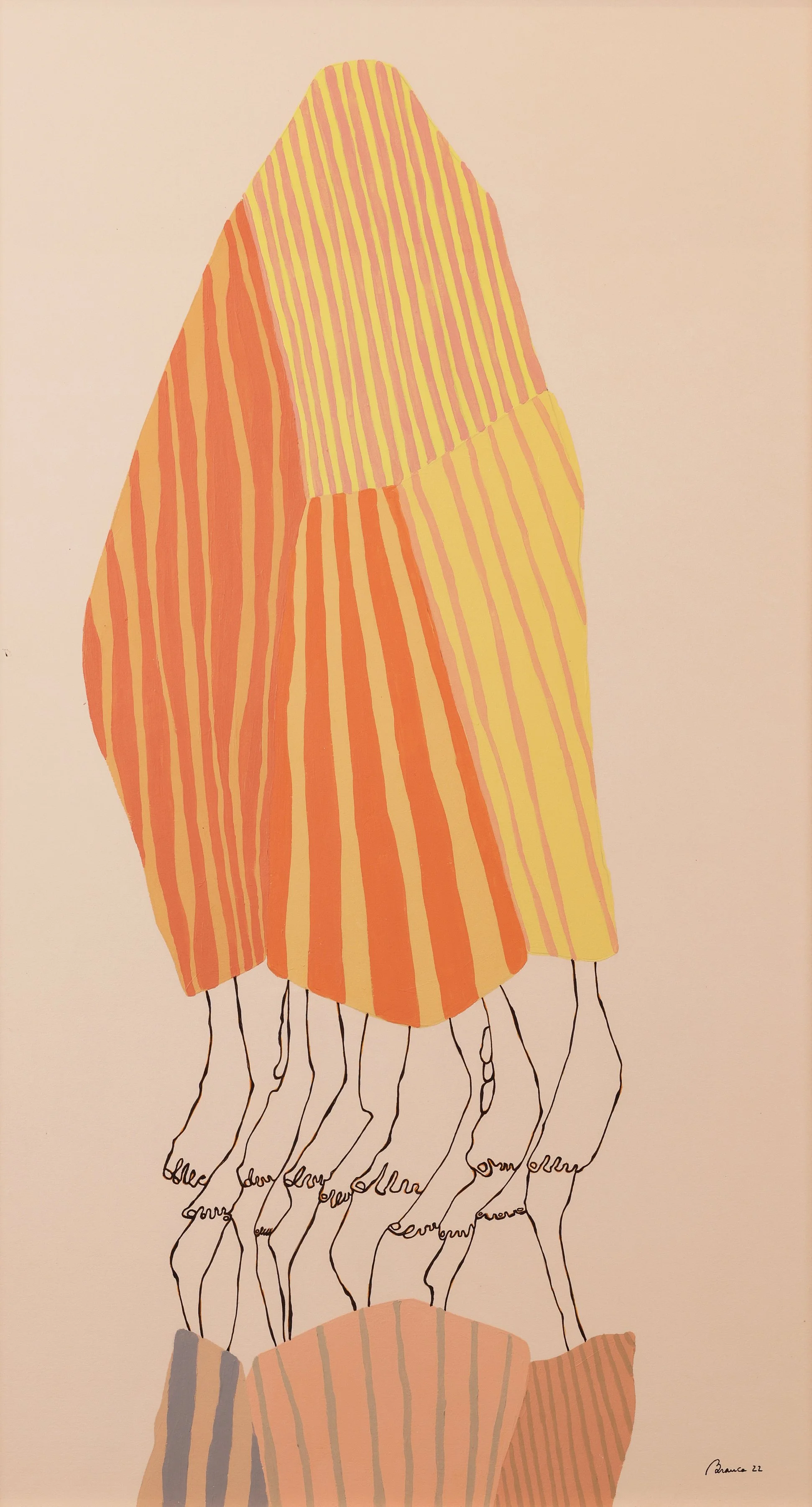 Contemporary figurative painting by Lisbon artist Branca Cuvier