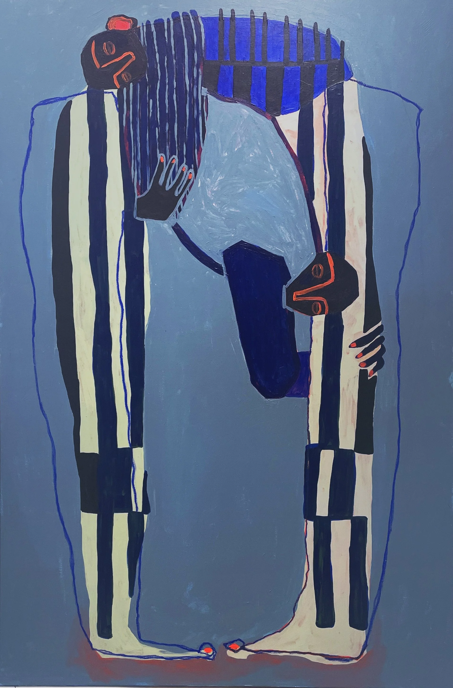 Contemporary figurative painting by Lisbon artist Branca Cuvier