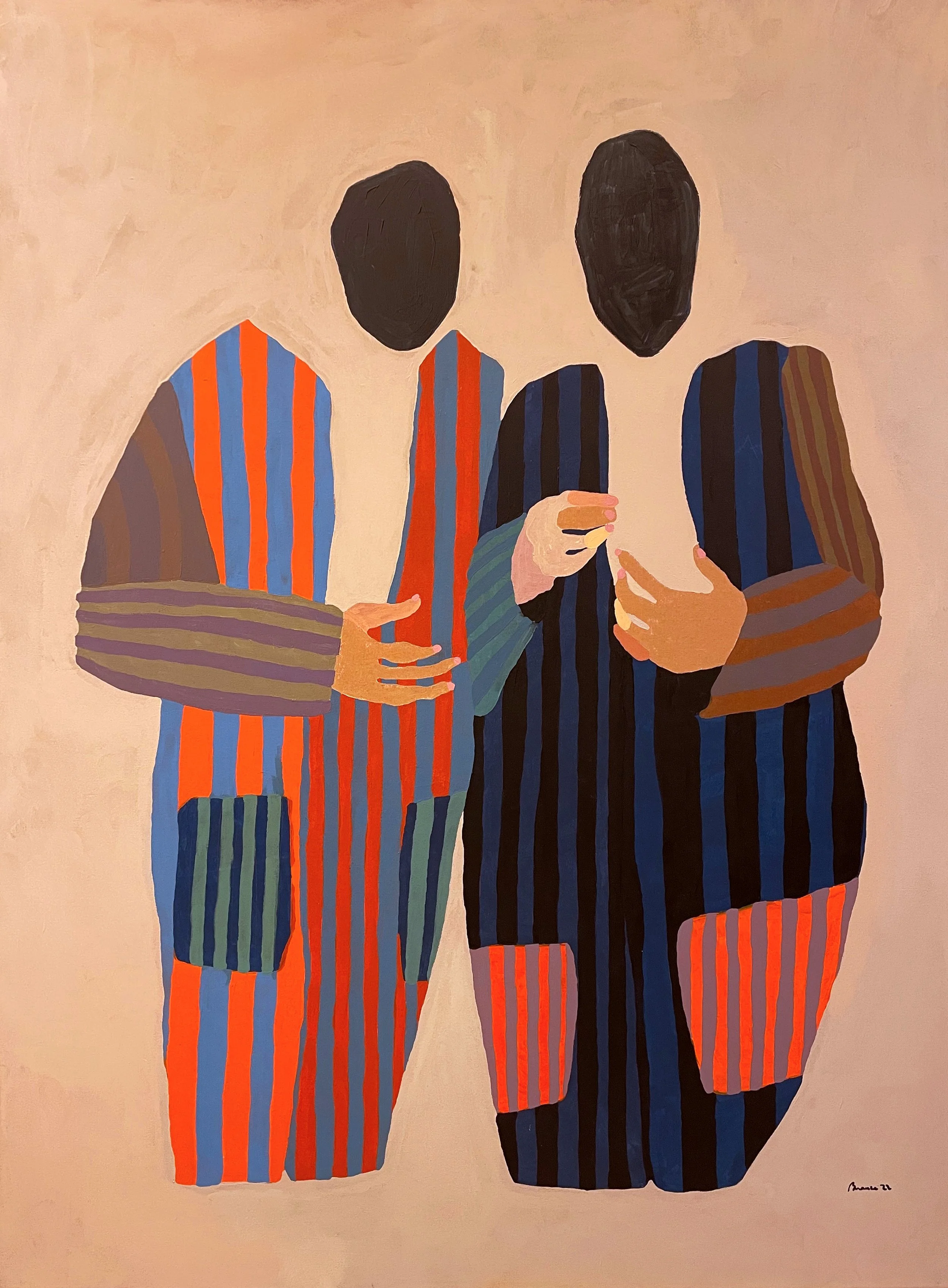 Contemporary figurative painting by Lisbon artist Branca Cuvier