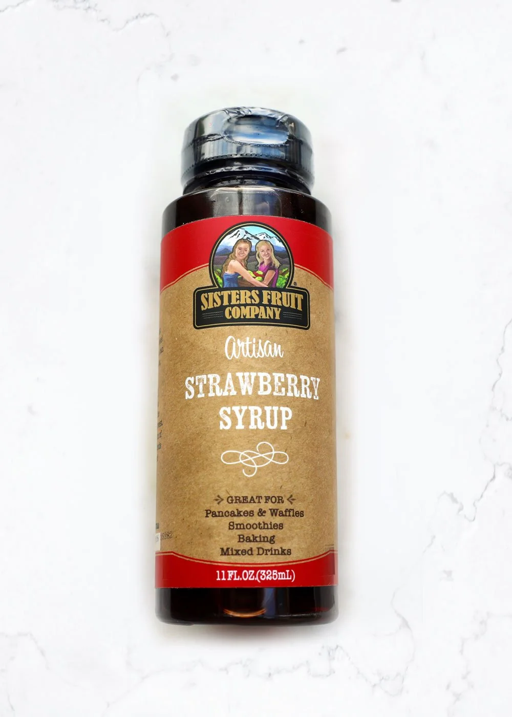 Strawberry Artisan Fruit Syrup (Pack of 2)