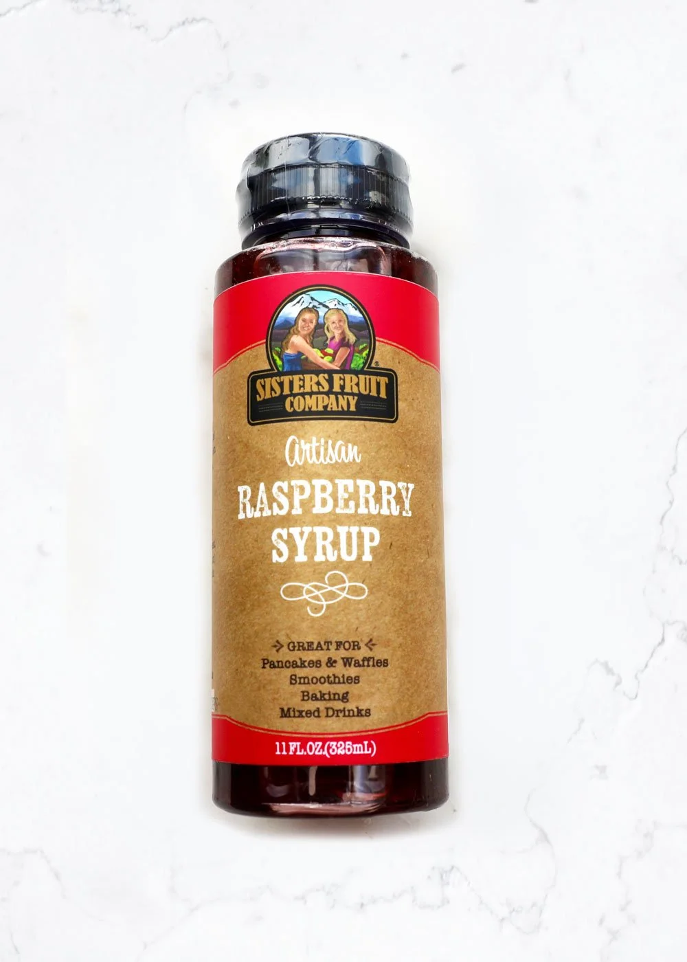 Raspberry Artisan Fruit Syrup (Pack of 2)