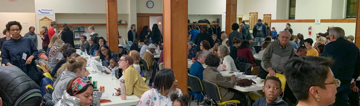 The community gathered in the Olney neighborhood of Philadelphia for a conversation about the future of playgrounds across the city.