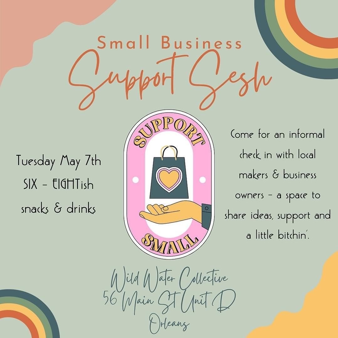 Attention small business owners!

Thanks as always to @wildwatercollective for being such a wonderful light and leader in our community! 

#smallbusiness #supportsmallbusiness #supporteachother #orleansmassachusetts