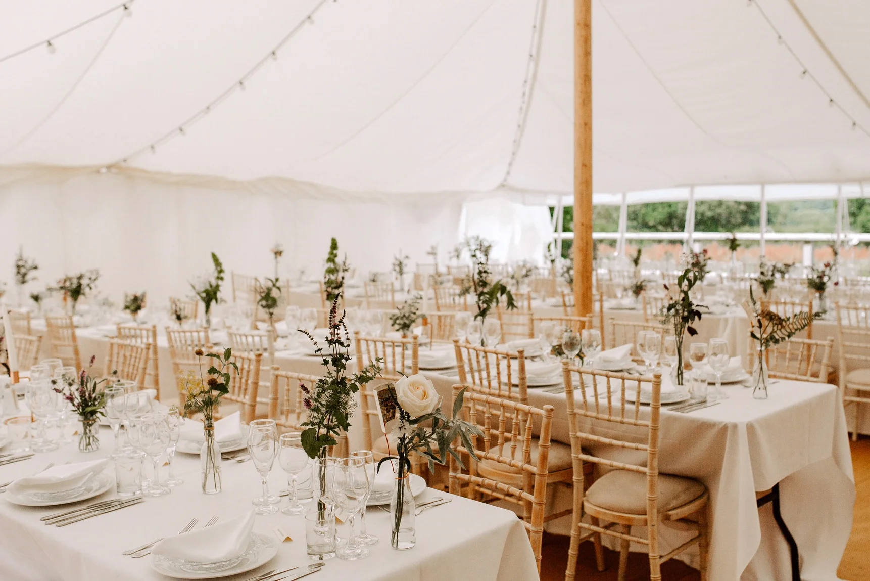 Unusual floral decorations marquee.jpg