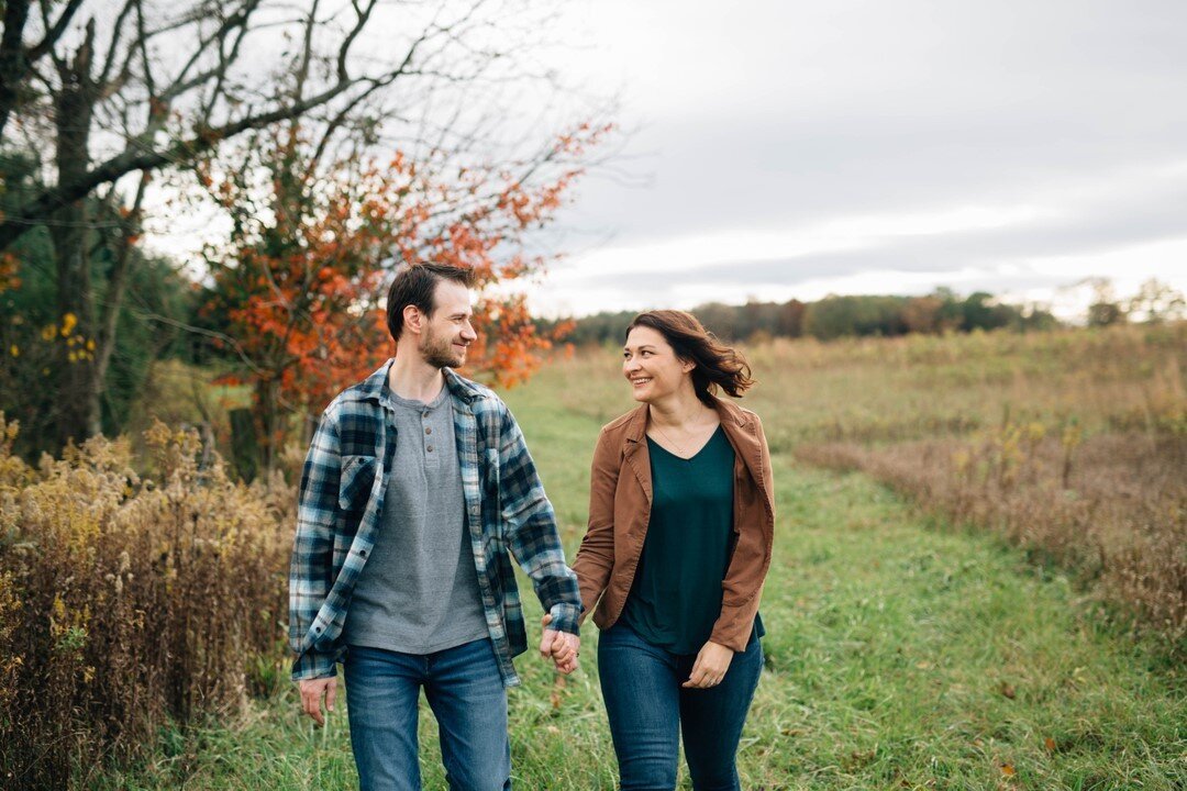 Still totally in love with all the colors and the vibe of this fall session with Chevy and Tami! We enjoyed the day walking the family property, talking about the glory days of college and laughing at the corgi army that was watching us adventure in 