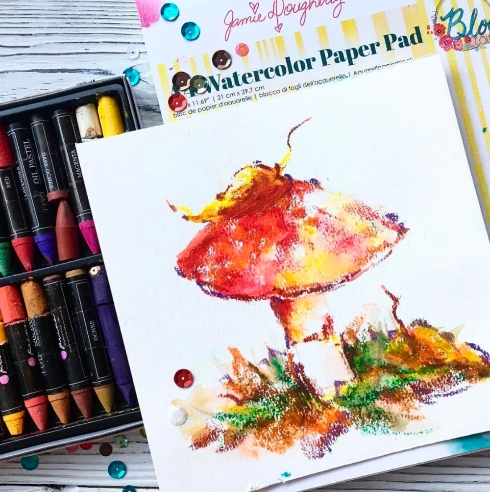 oil pastel drawing by fan @sovetski_razvedchik
