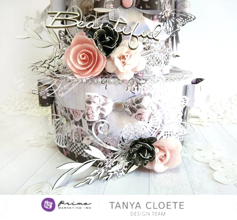 3Rose Quartz Two Tier Cake with Stilettos Topper.jpg