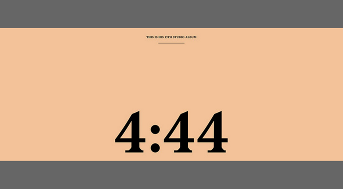 Jay Z 4:44 New release episode artwork