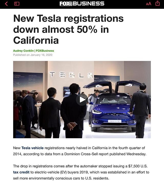 This is why the stock dropped to under 500 today. Not giving up. #tesla #tsla #teslastock #california  it is #foxnews tho