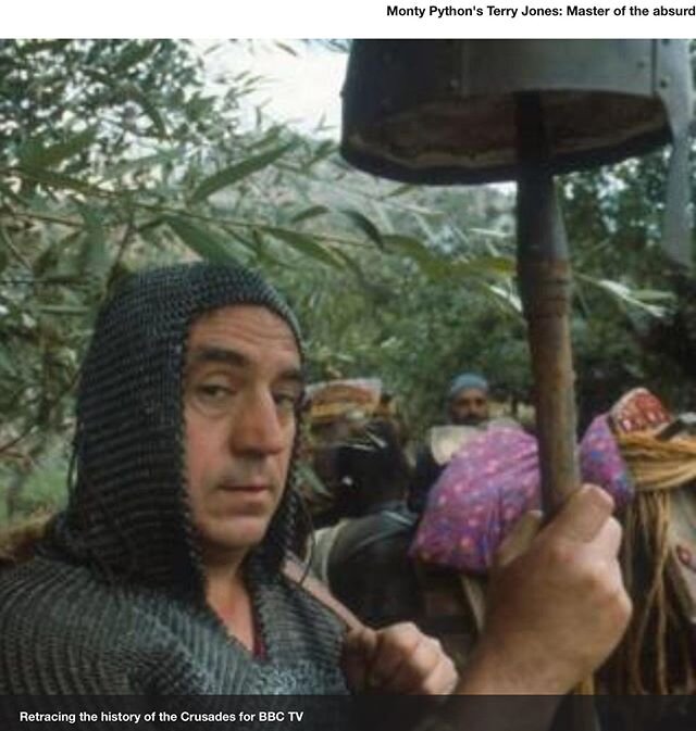 My favorite comedy group and his writing and directing was amazing. Rip Terry Jones #montypython #comedy