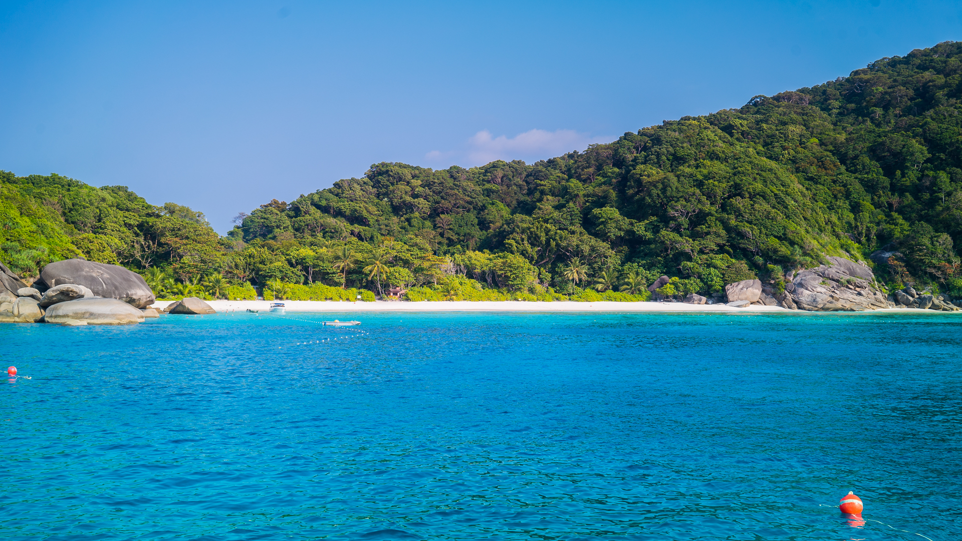 The Similan Islands.
