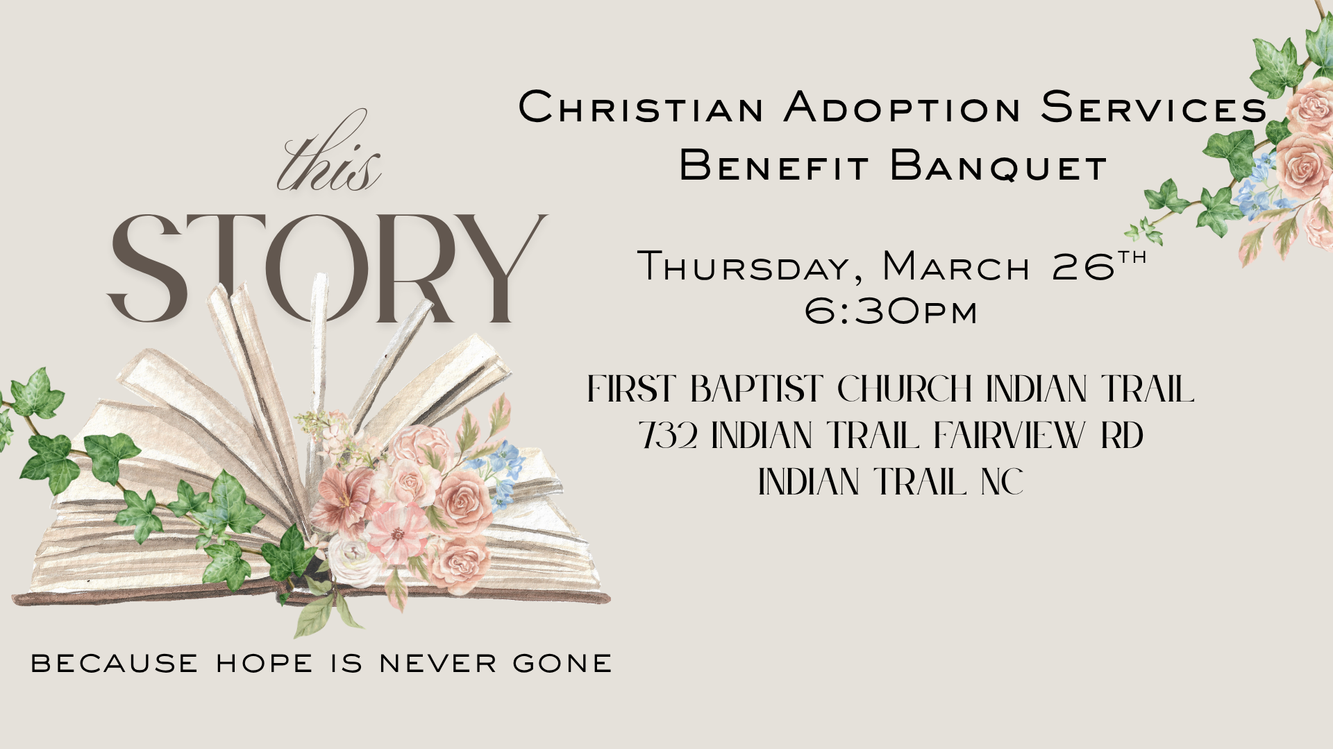 Charlotte Benefit Banquet