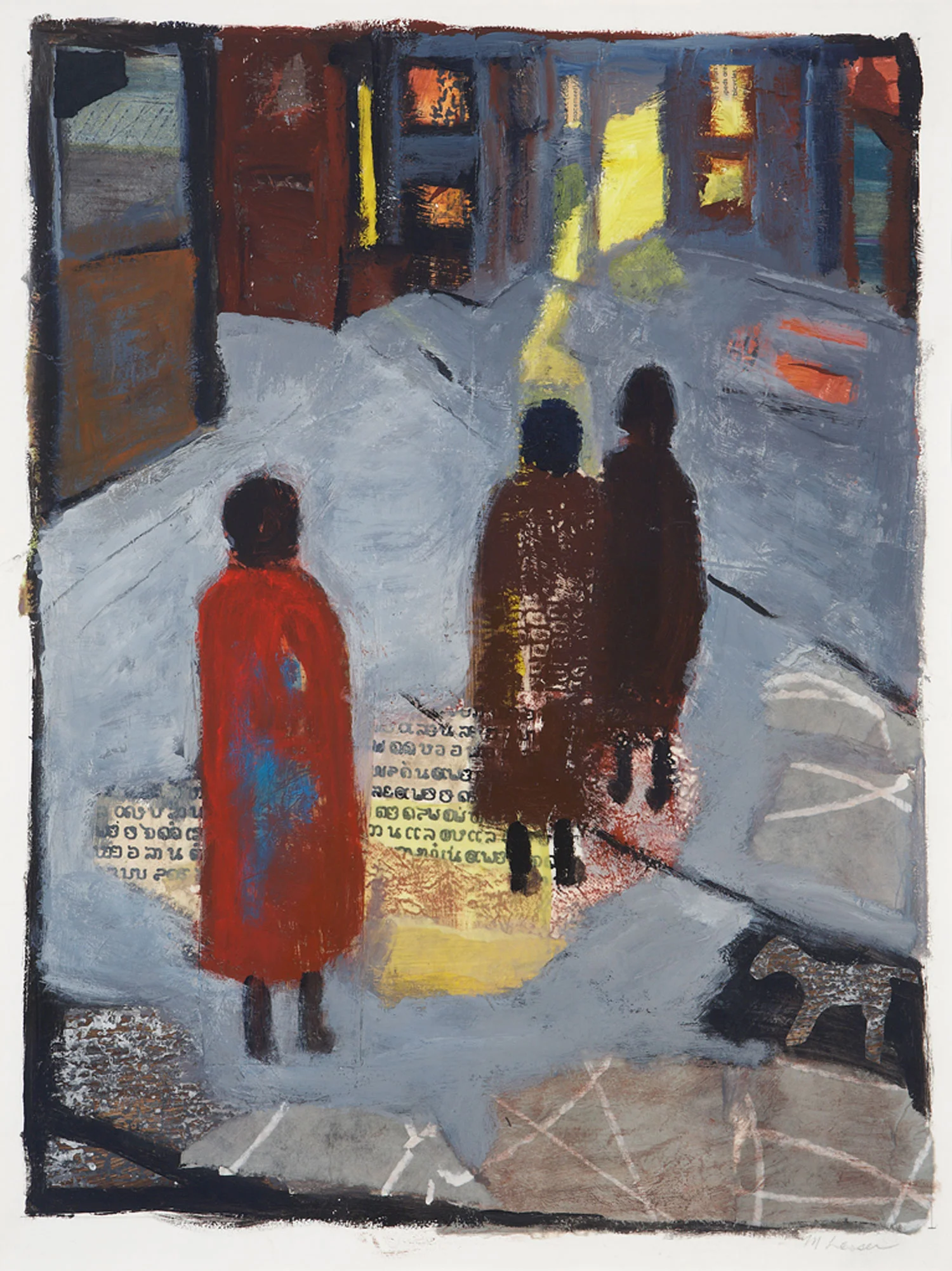 Are We There? 22" x 30", 2010.
