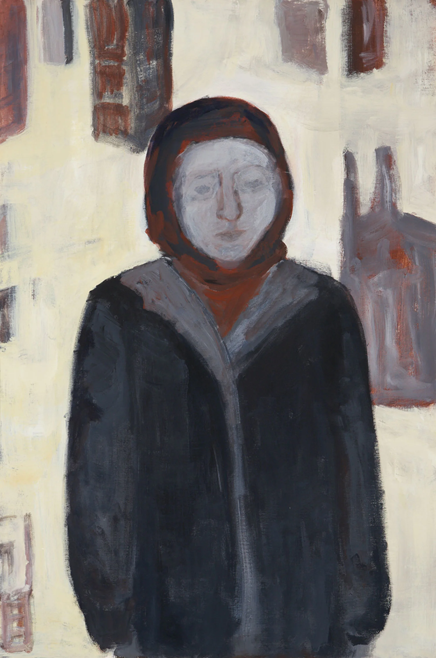 Facing Forward. 20" x 36", 2010.