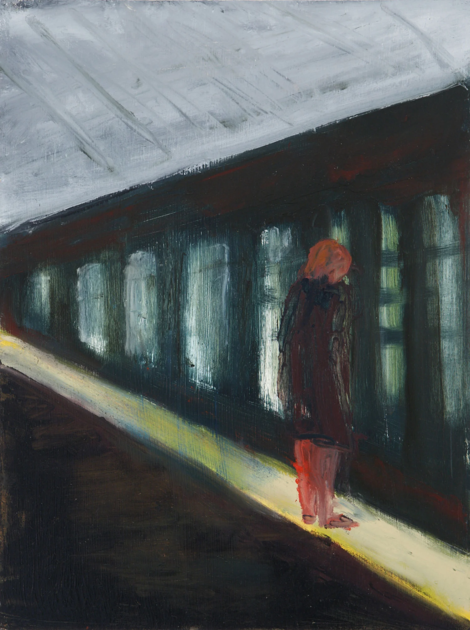 Subway. 9" x 12", 2010.