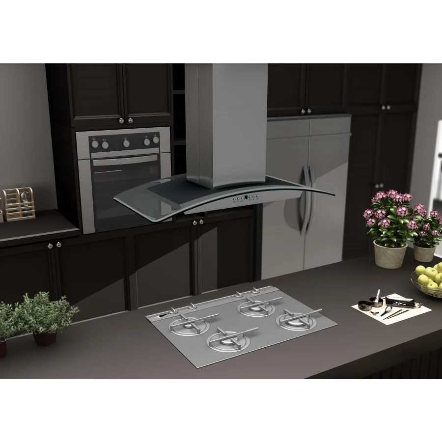 Stainless Steel and Glass Island Range Hood (GL5i) | ZLINE Kitchen and Bath