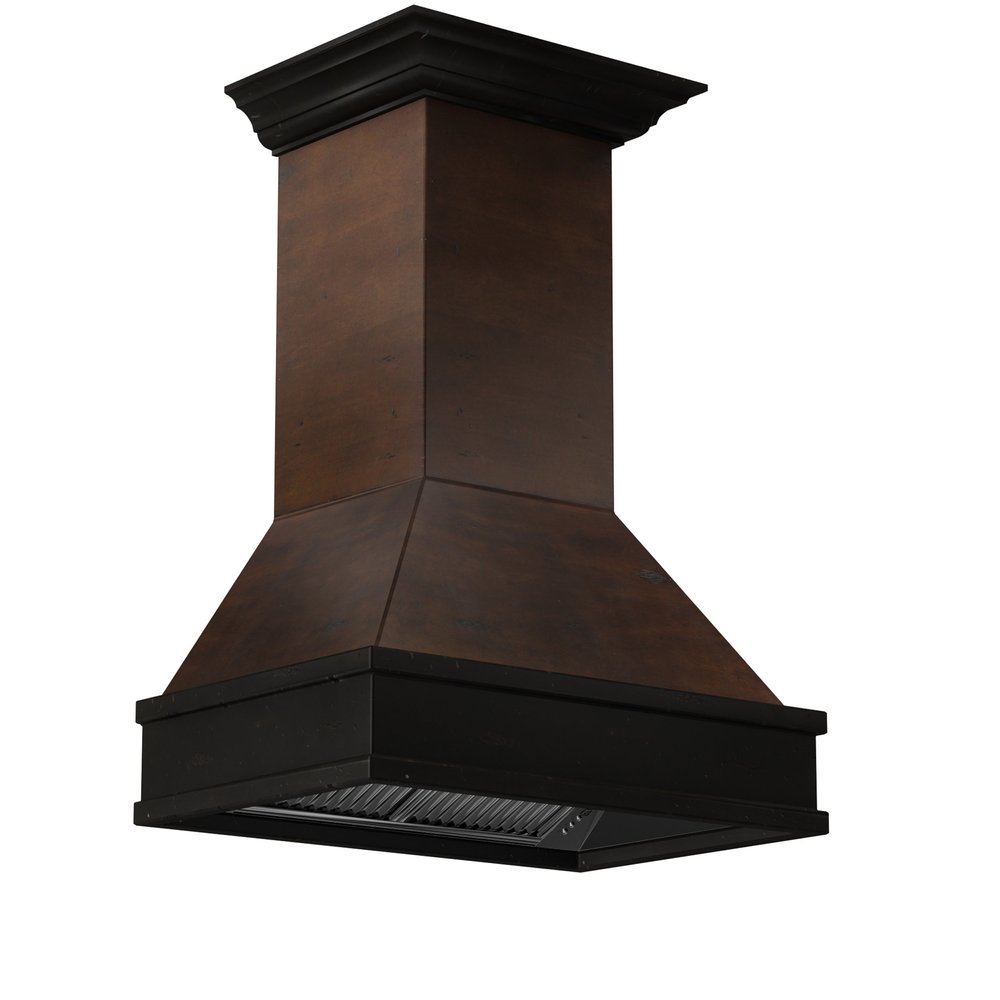 Professional Wooden Wall Mount Range Hood - Antigua and Hamilton - 700 CFM  (329AH) | ZLINE Kitchen and Bath