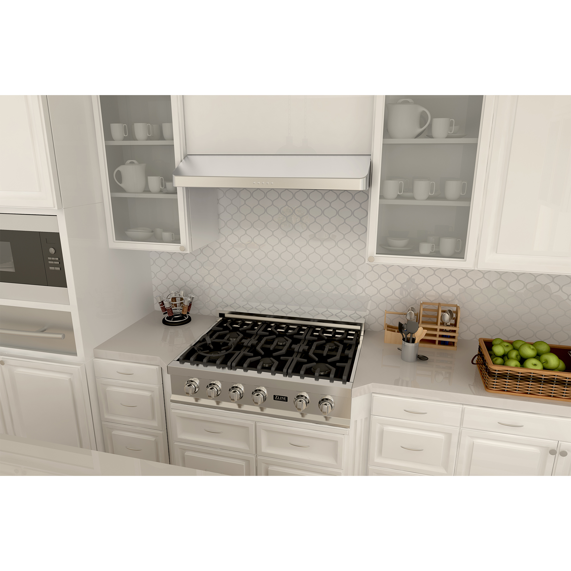 Stainless Steel LowProfile Under Range Hood (617) ZLINE Kitchen and Bath