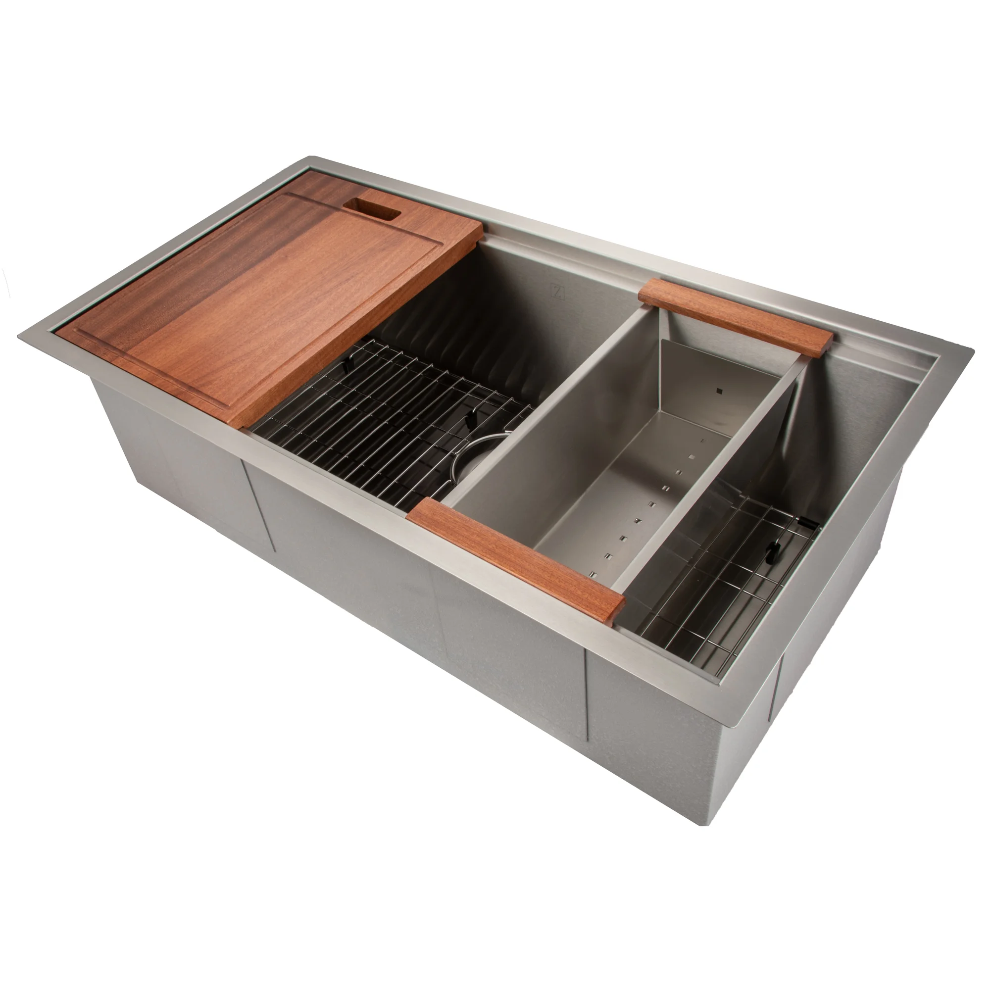 Garmisch 33" Stainless Steel Kitchen Sink (SLS33) ZLINE Kitchen and Bath