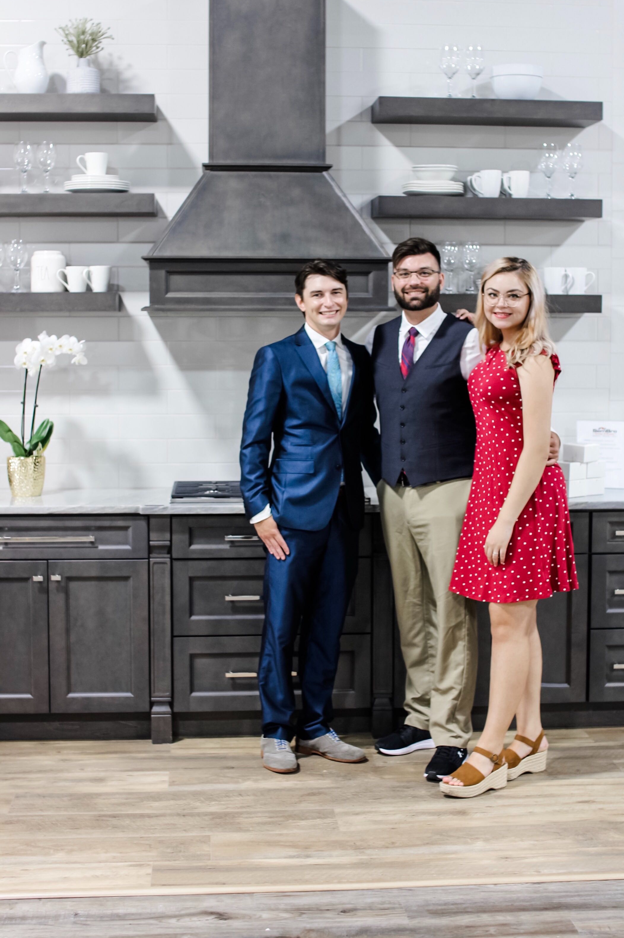 ZLINE representatives Jagger Stockdale, Ali Zuro and Brandon Myers meet up with SemBro Designs.