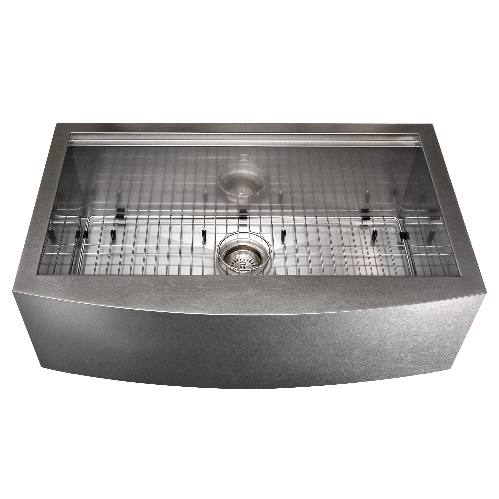 ZLINE 33" DuraSnow® Apron Mount Kitchen Sink (SLSAP33S) ZLINE