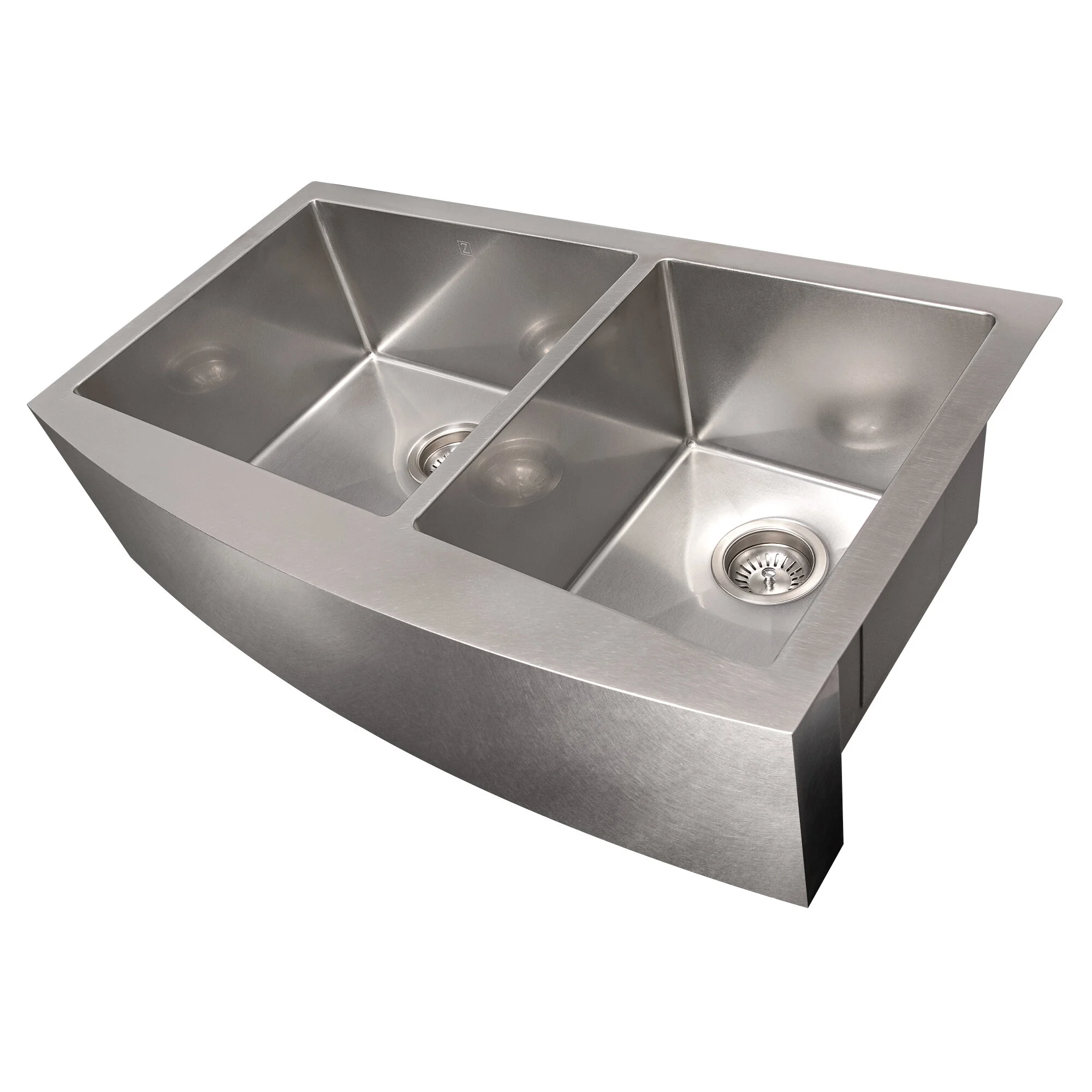 ZLINE 36" DuraSnow® Apron Mount Kitchen Sink (SA60D36S) ZLINE