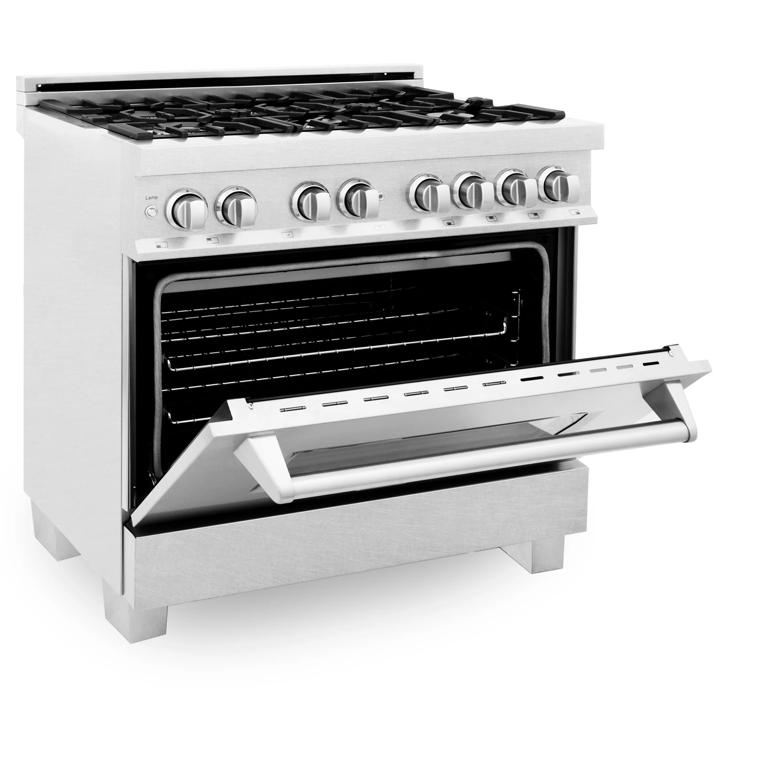 Professional 36” DuraSnow® Dual Fuel Range (RASSN36) ZLINE Kitchen