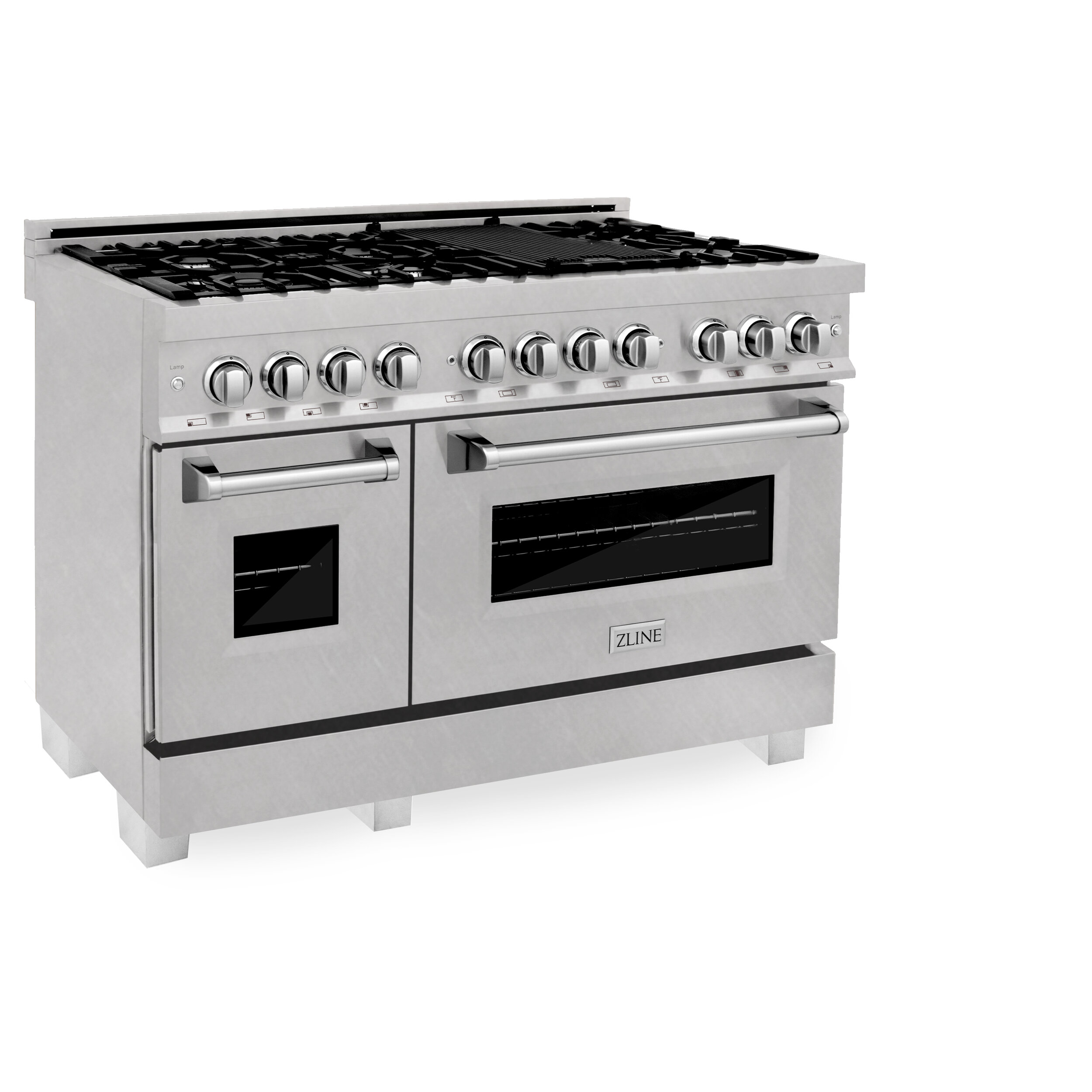 KitchenAid 48 Professional Double Oven Dual Fuel Range in Matte