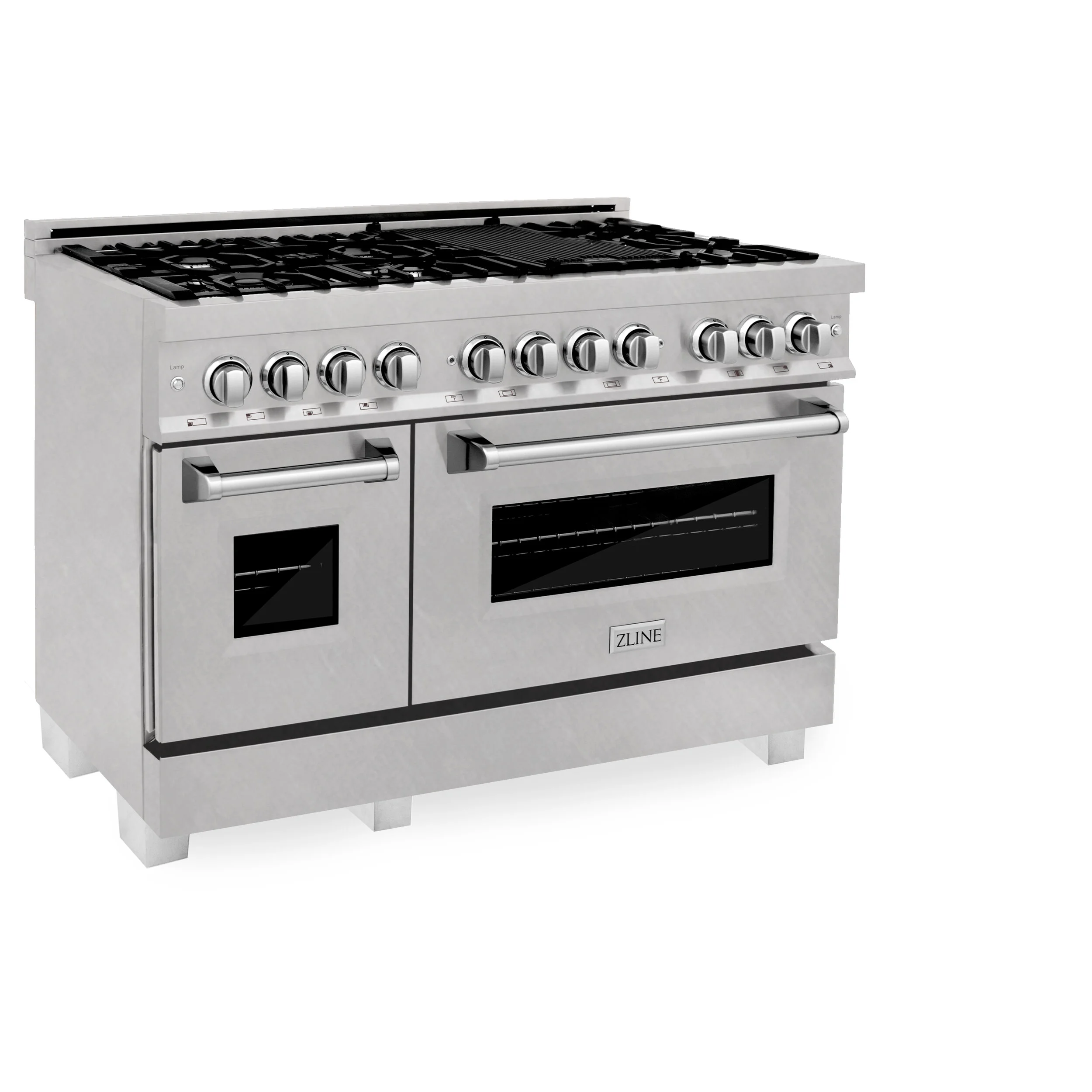 Professional 48” DuraSnow® Dual Fuel Range (RASSN48) ZLINE Kitchen
