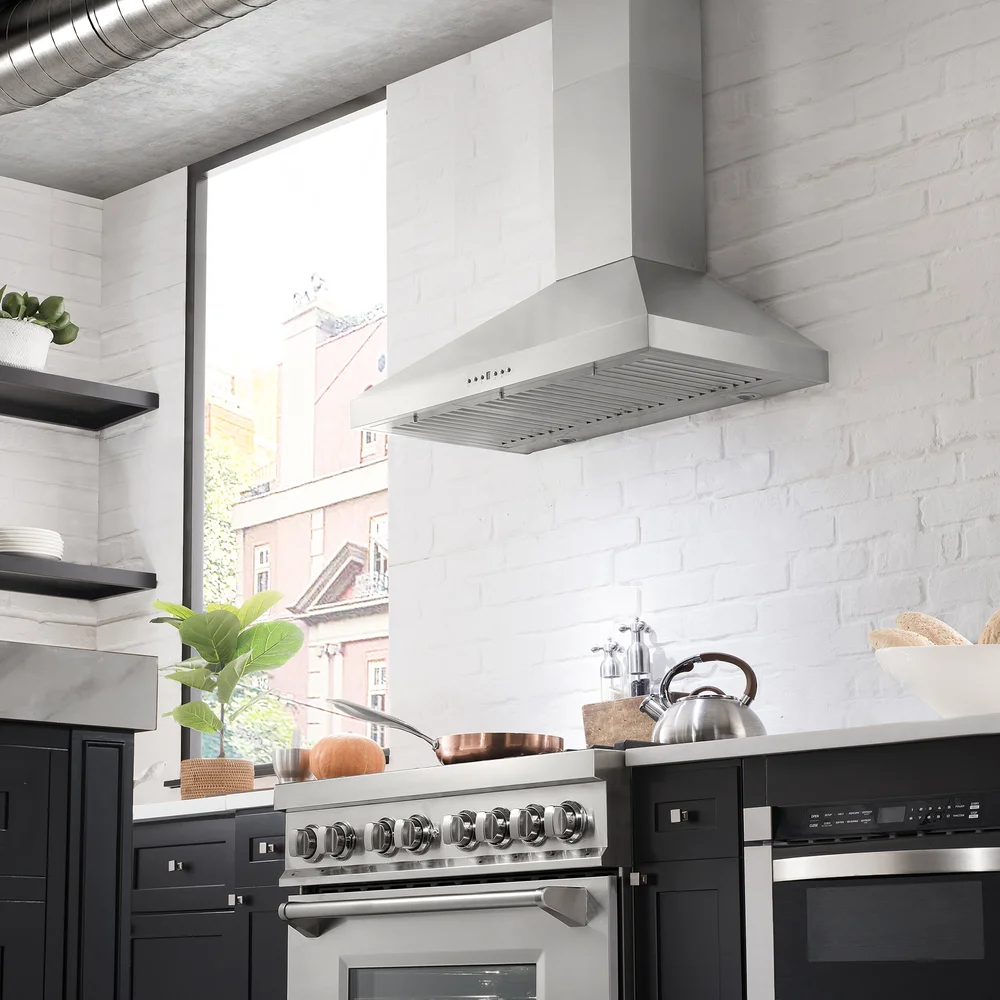 Wall Mounted Range Hood in Stainless Steel (KL3) | ZLINE Kitchen and Bath