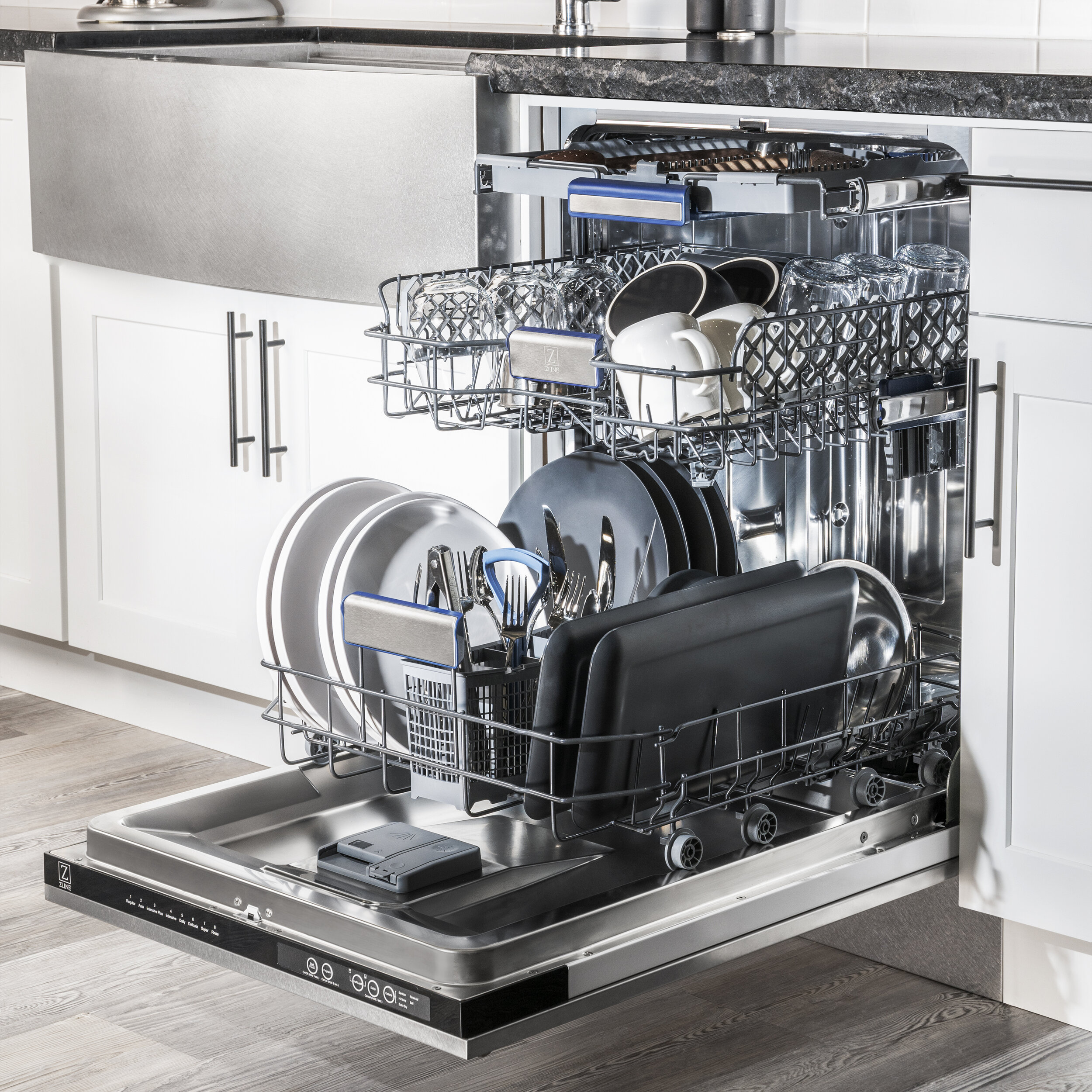 ZLINE 24” Top Control 3rd Rack Dishwashers | ZLINE Kitchen and Bath