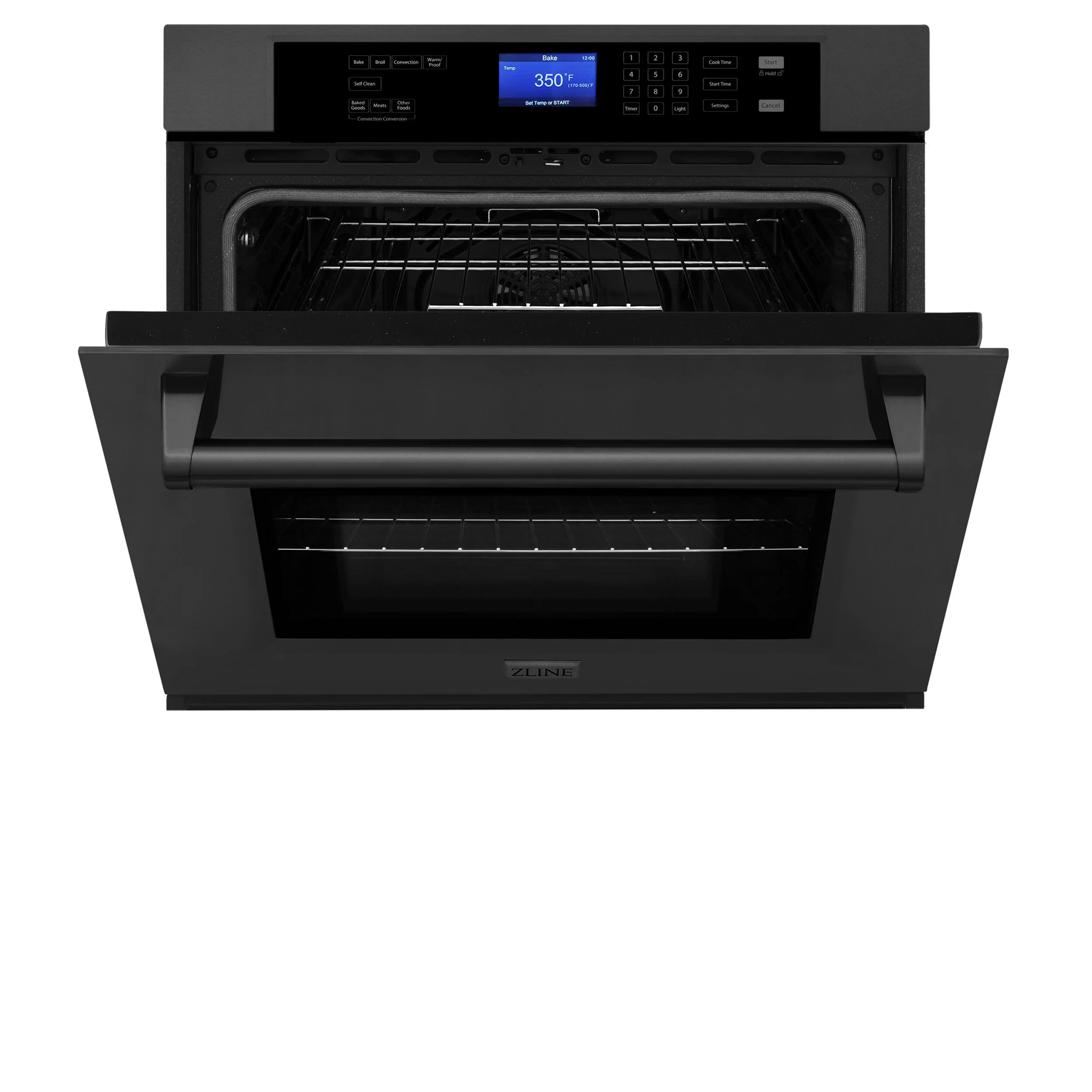 Professional 30" Black Stainless Wall Oven (AWS30BS) ZLINE Kitchen