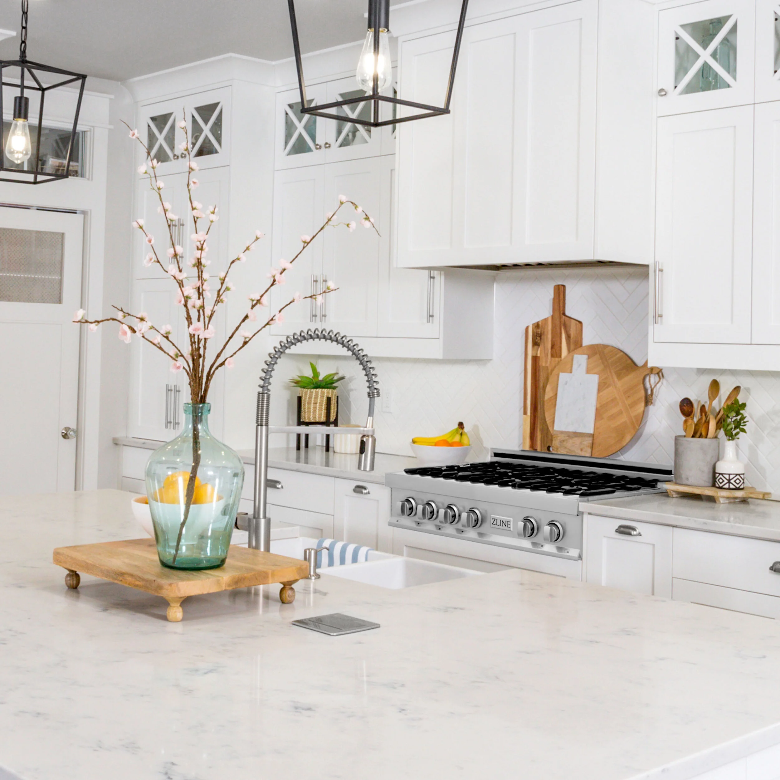 zline gas stove top