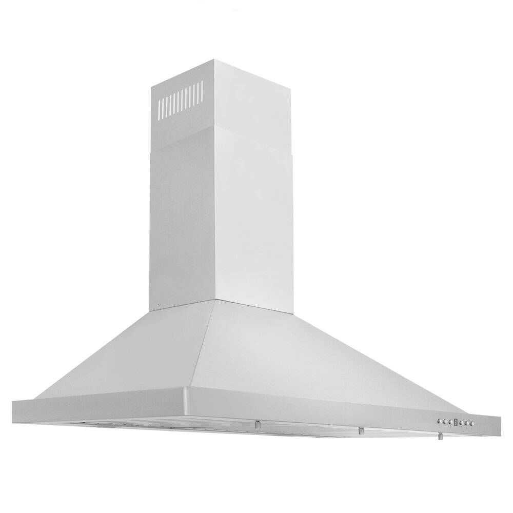 Vent-A-Hood 30 in. Chimney Style Range Hood with 300 CFM, Ducted Venting &  2 LED Lights - Stainless Steel