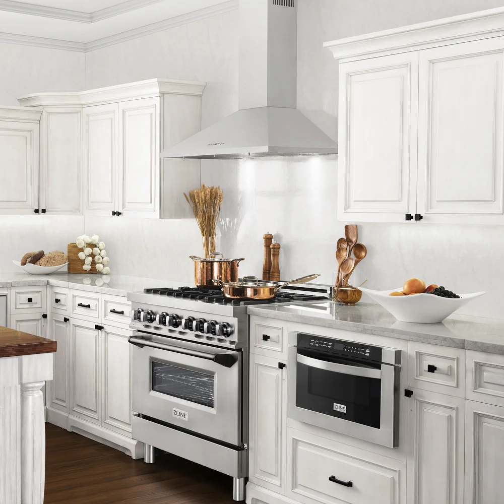 Wall Mounted Range Hood in Stainless Steel (KL2) | ZLINE Kitchen and Bath
