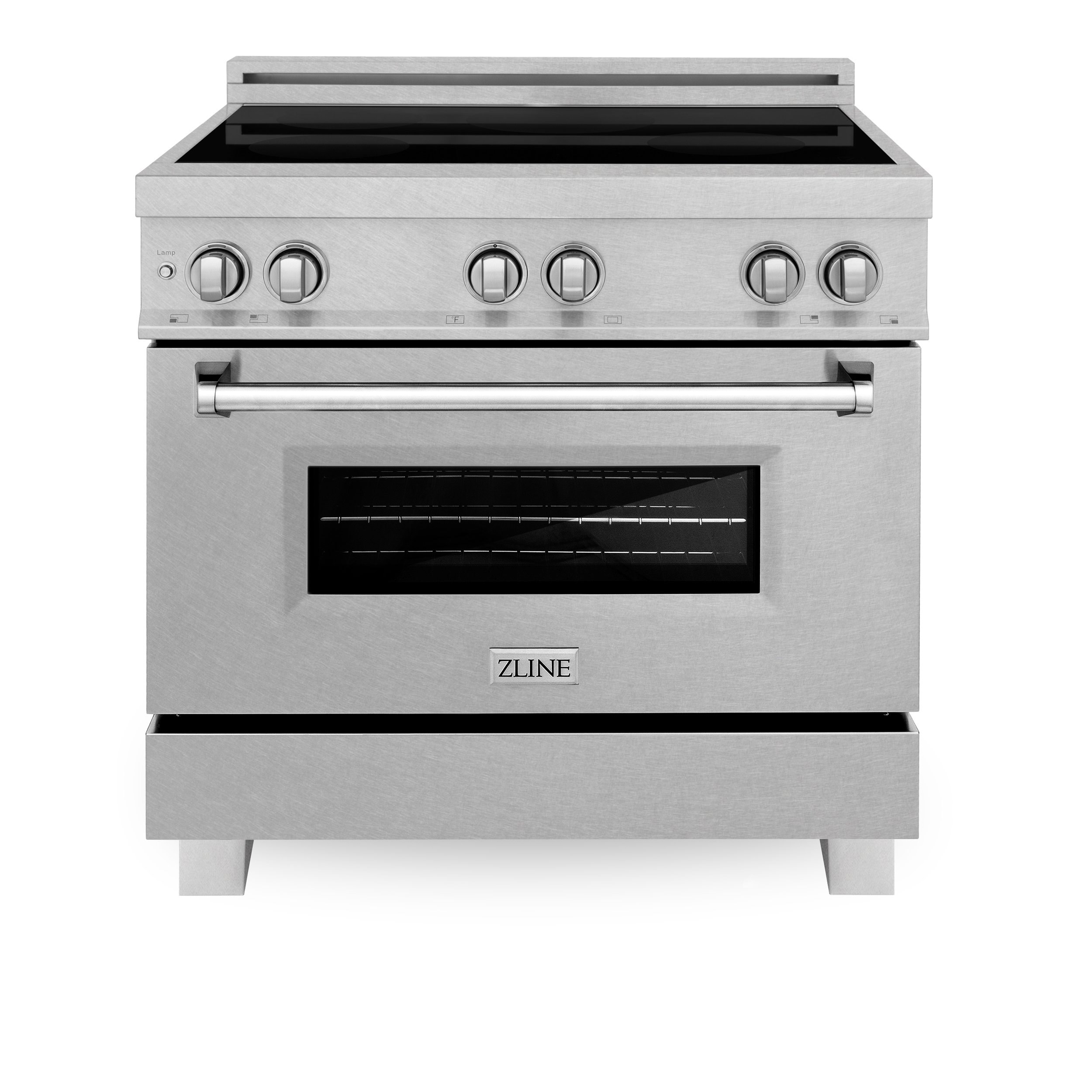 stainless steel oven and cooktop