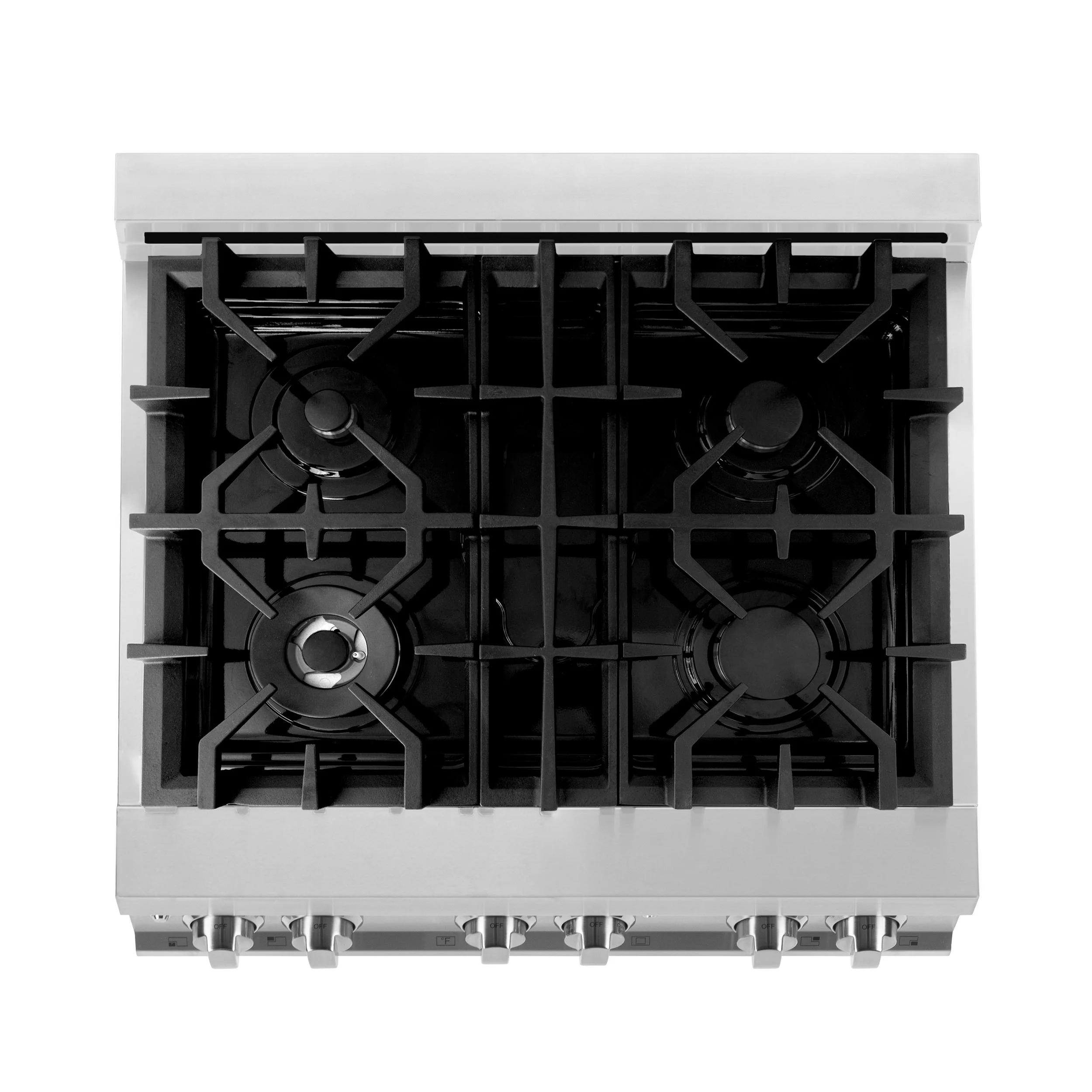 Professional 30” Stainless Steel Dual Fuel Range (RA30) ZLINE Kitchen