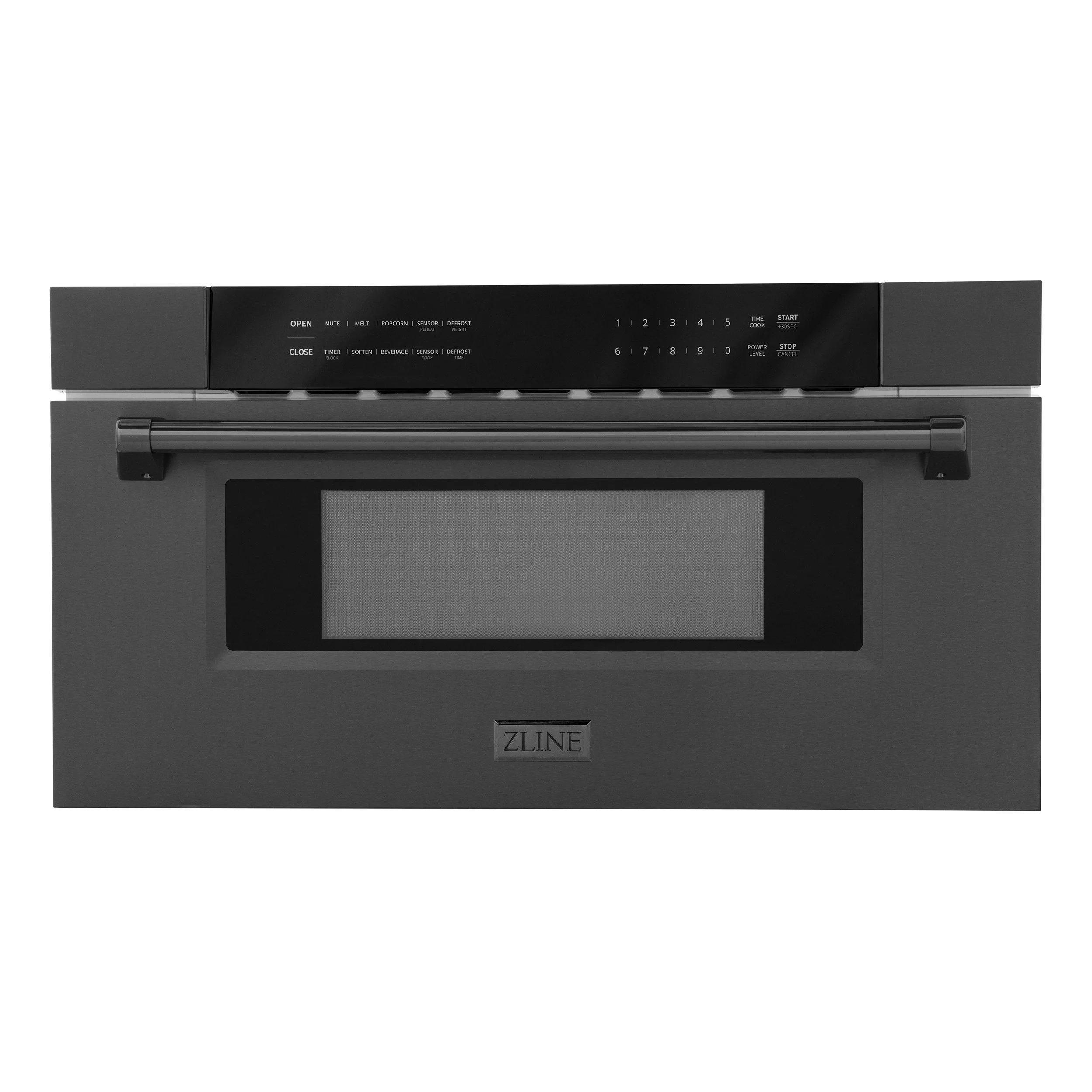 ZLINE 30" Builtin Microwave Drawer in Black Stainless Steel (MWD30BS