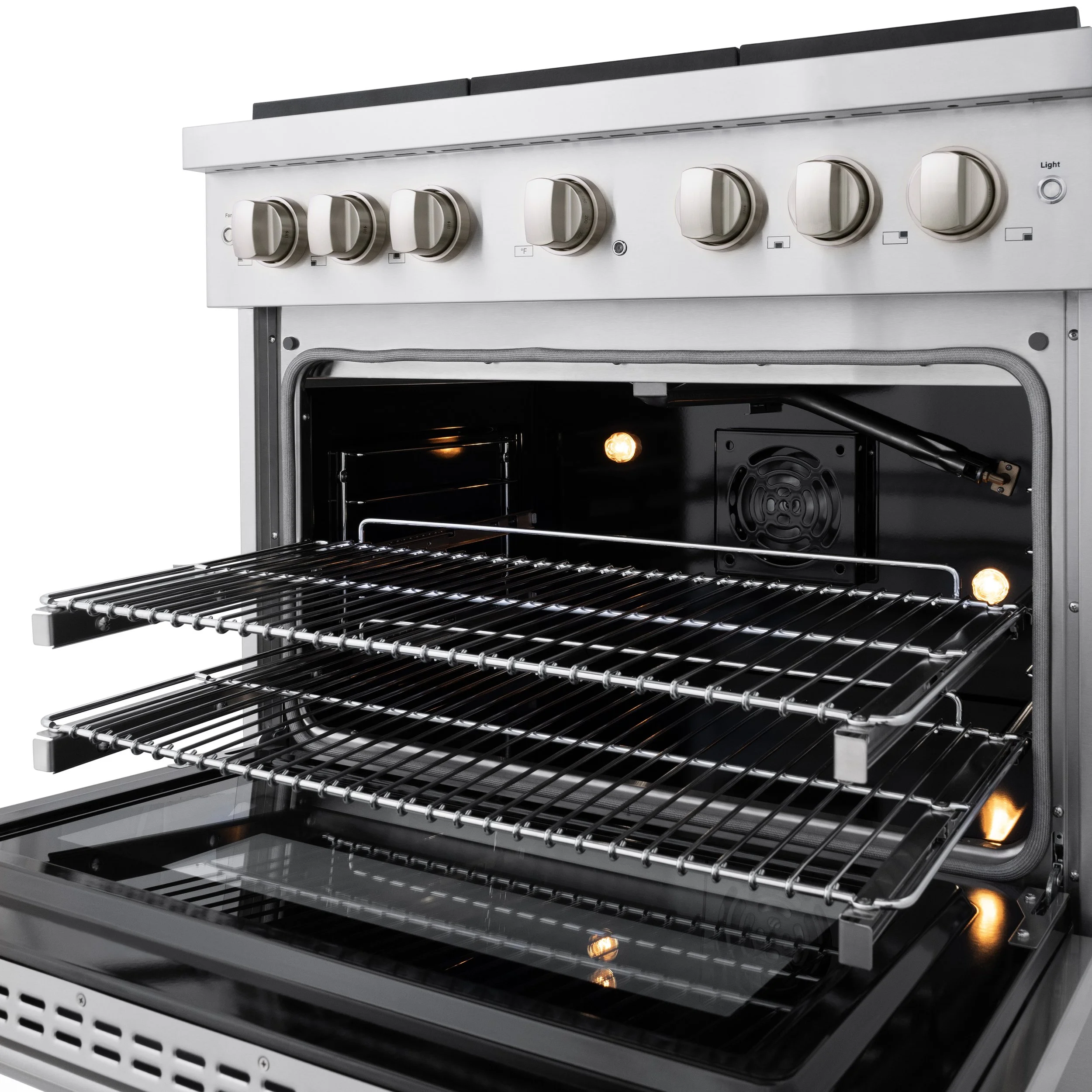 Professional 36” Stainless Steel All Gas Range (SGR36) ZLINE Kitchen